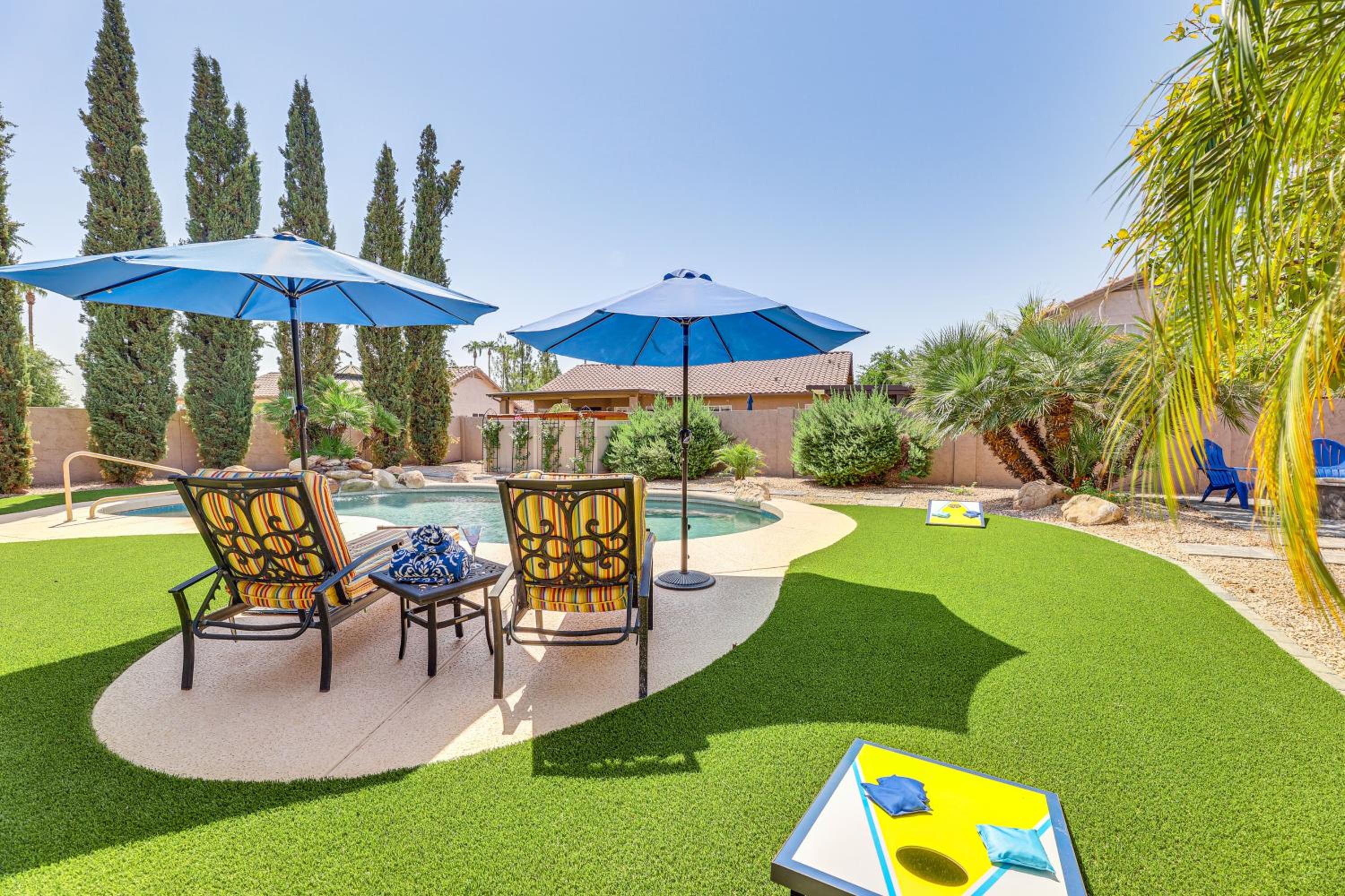 Extended-Stay Oasis Gilbert Getaway with Office!