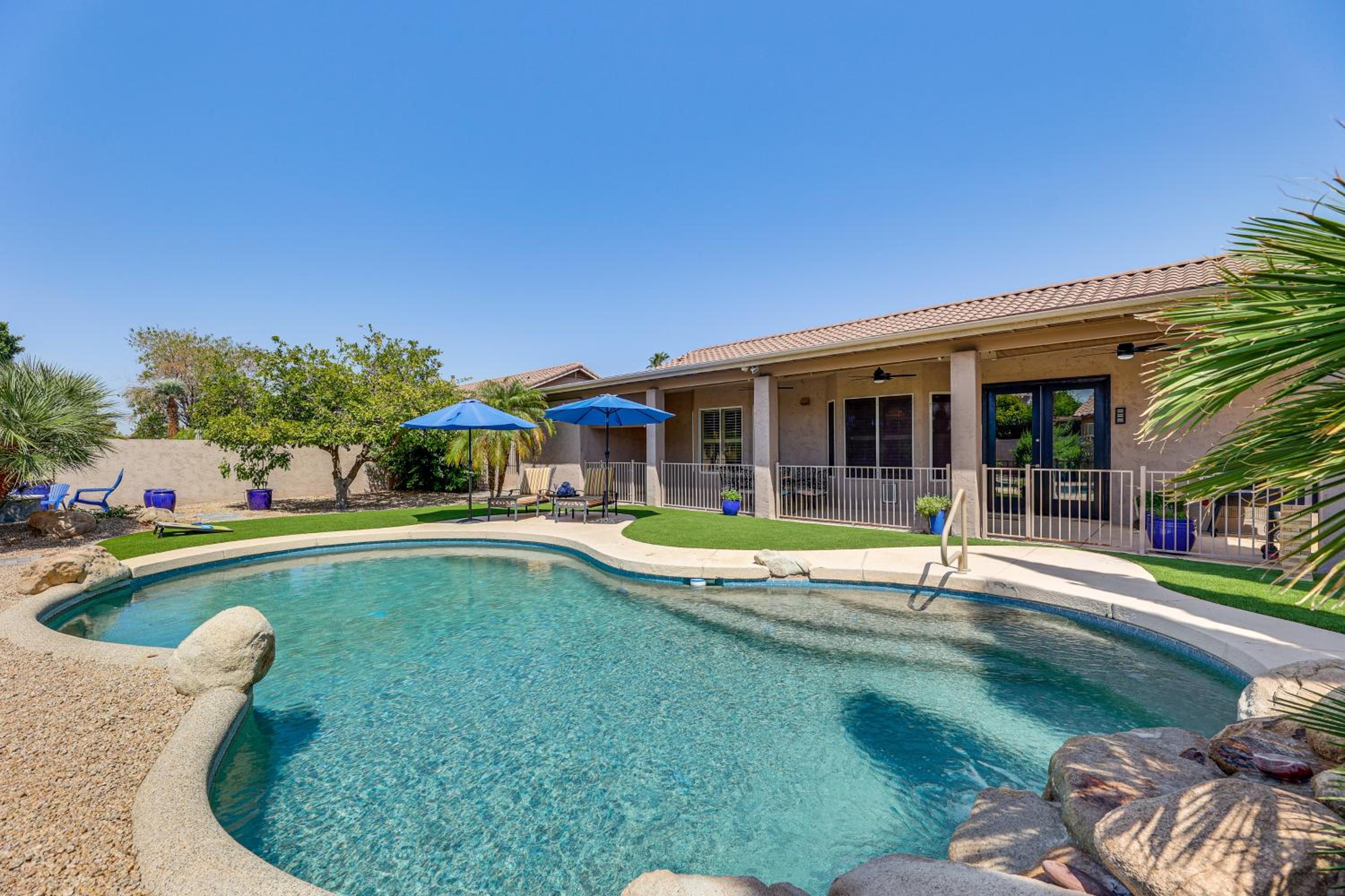 Extended-Stay Oasis Gilbert Getaway with Office!