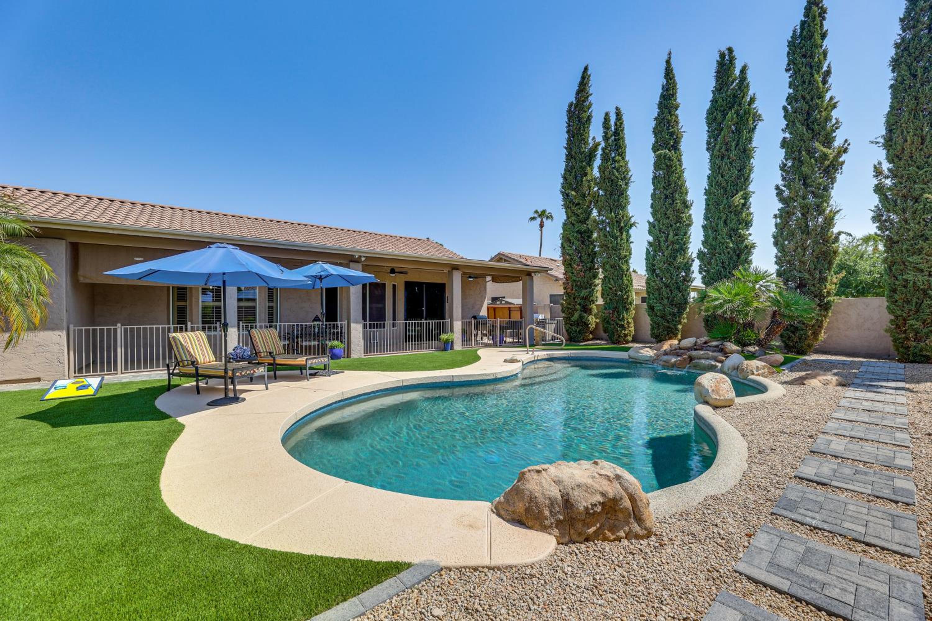 Extended-Stay Oasis Gilbert Getaway with Office!