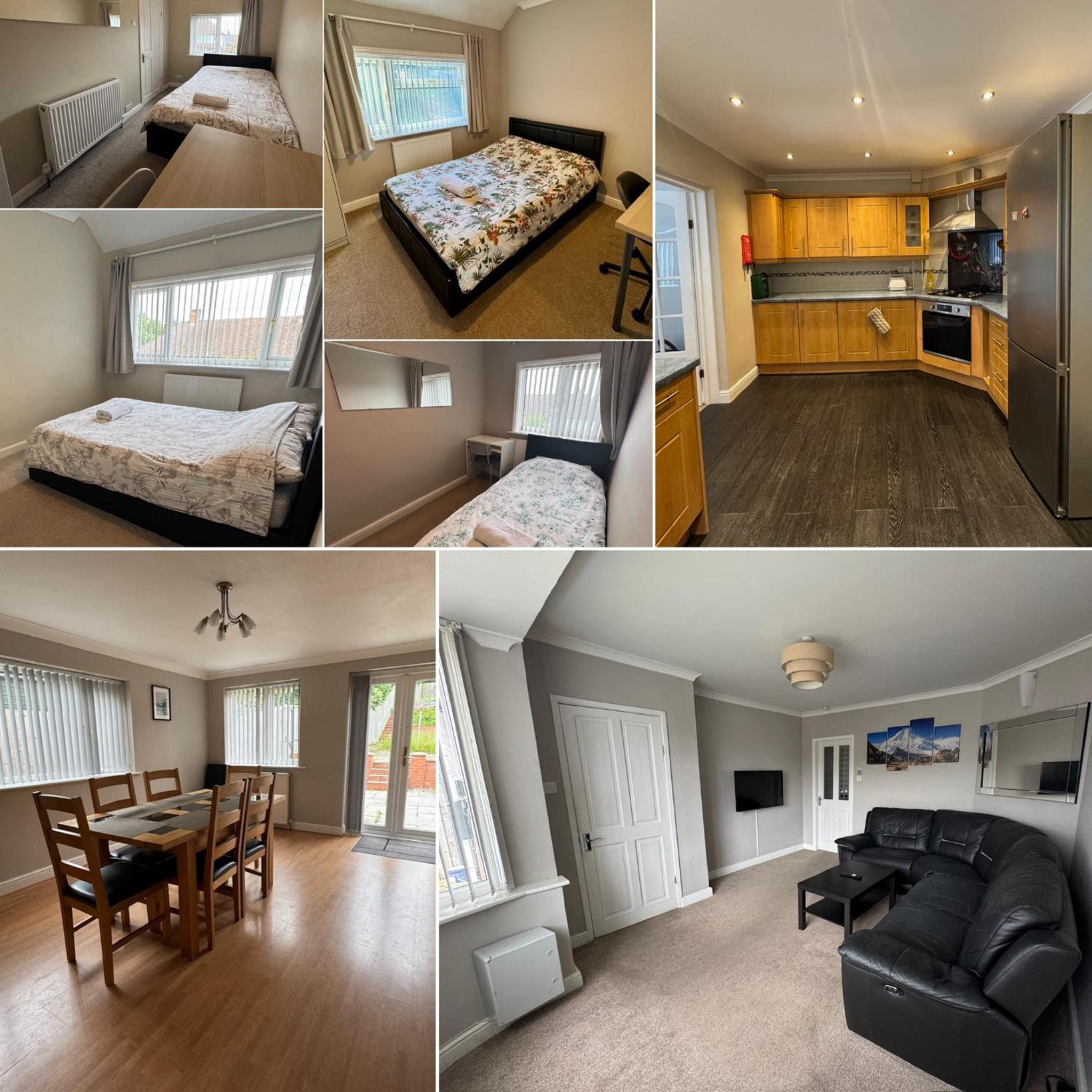 4 Bedroom Home, FREE Parking & Wi-Fi, Garden