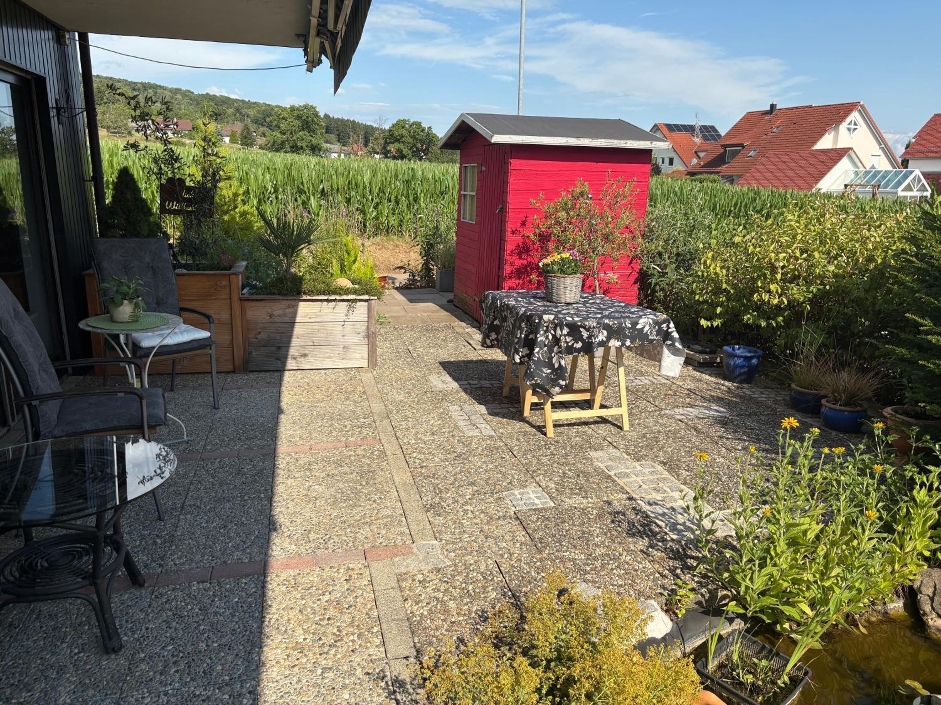 Ferienwohnung Haus Römhild - Markdorf Balkon zum Bodensee