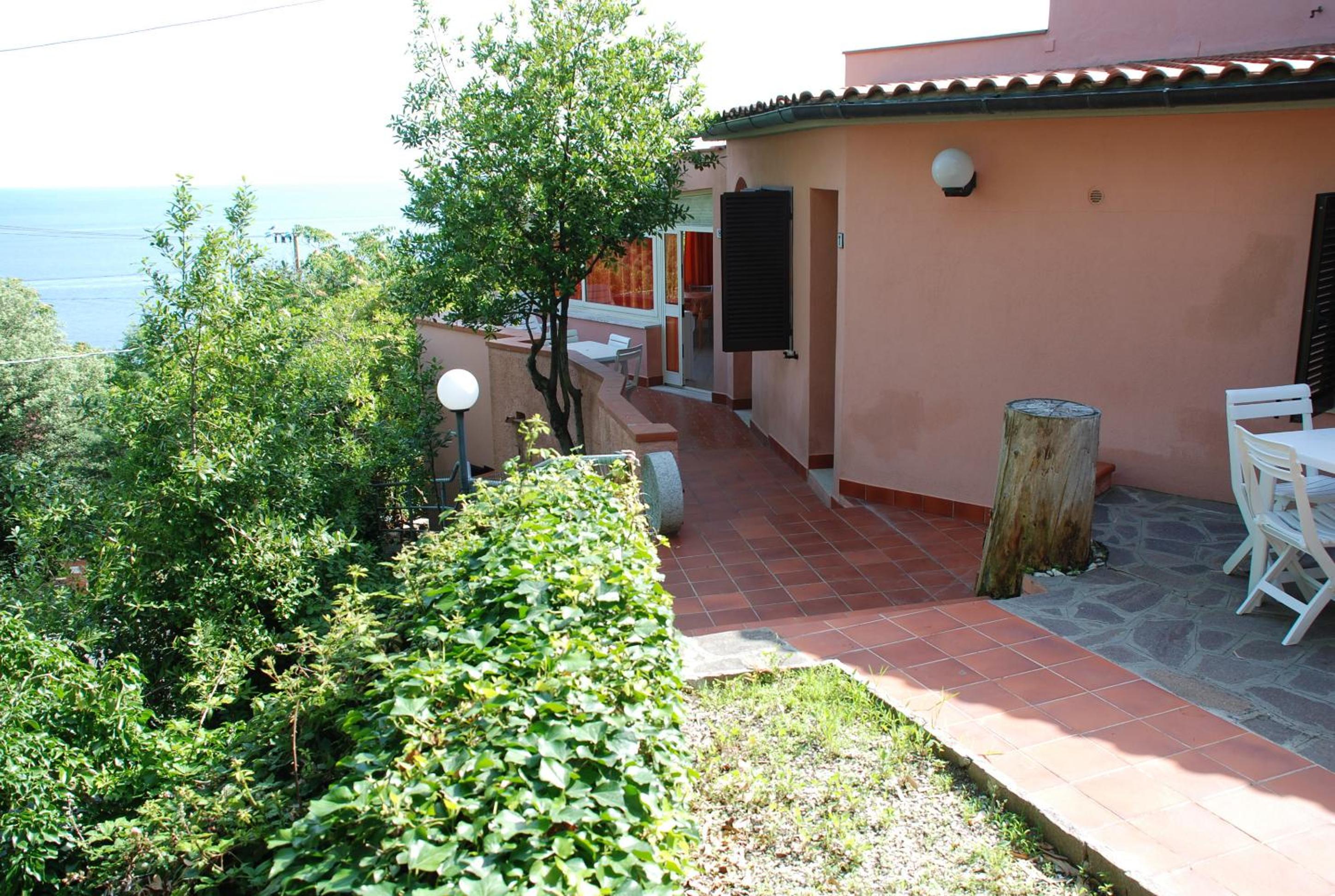 outdoor BBQ area