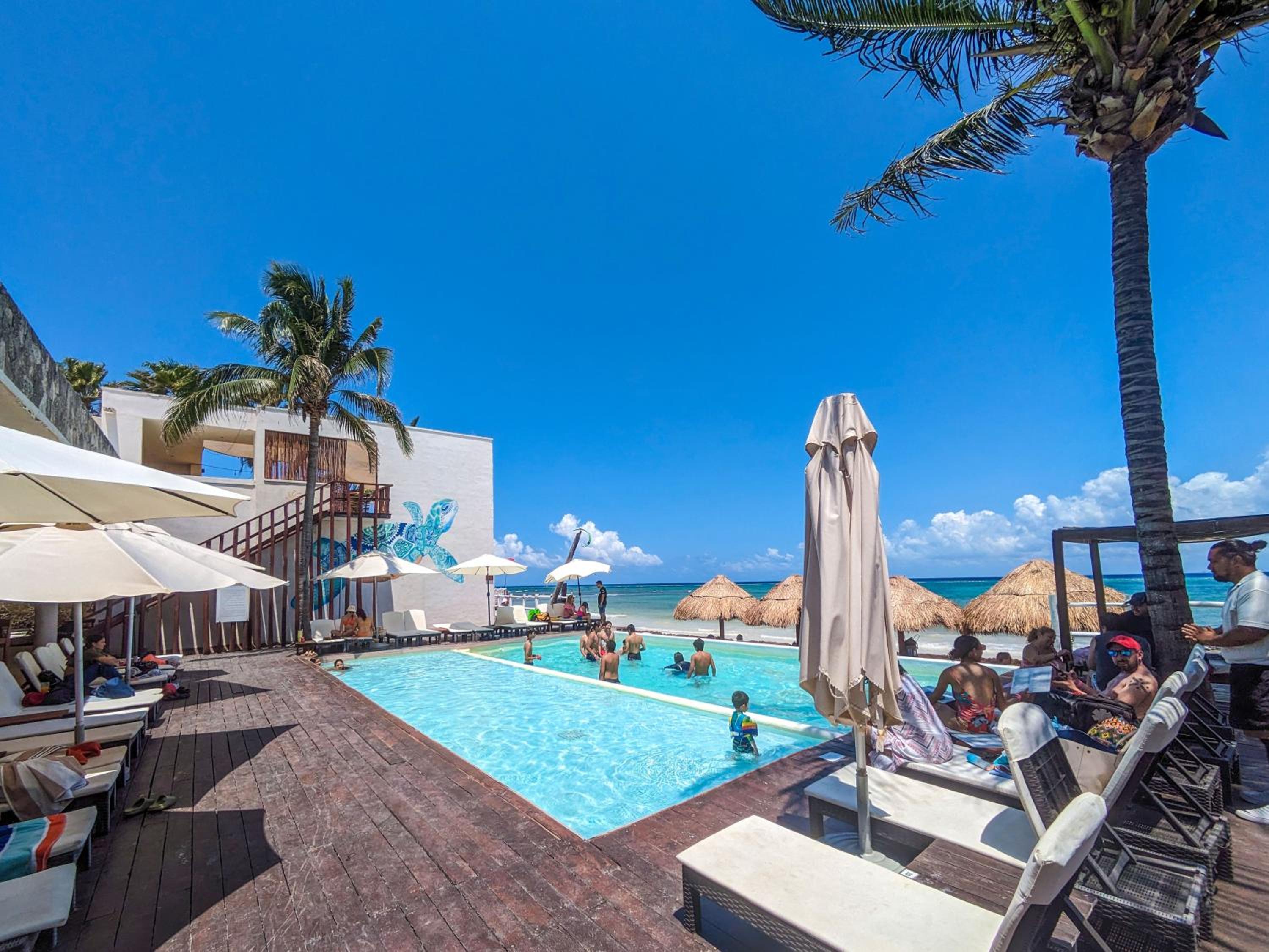 Romantic Beach Apartment - Quiet & Private, Rooftop Pool & Patio, 400m Coast 2B