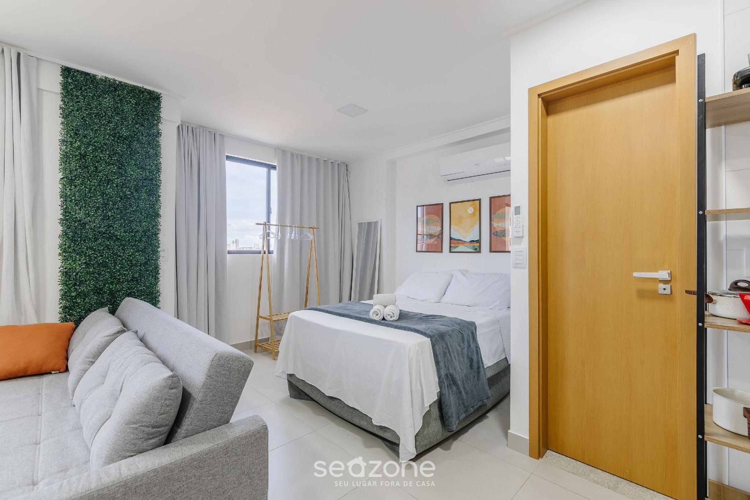 Stay with a pool and gym 350m from the beach in a prime location in Maceió - SLI