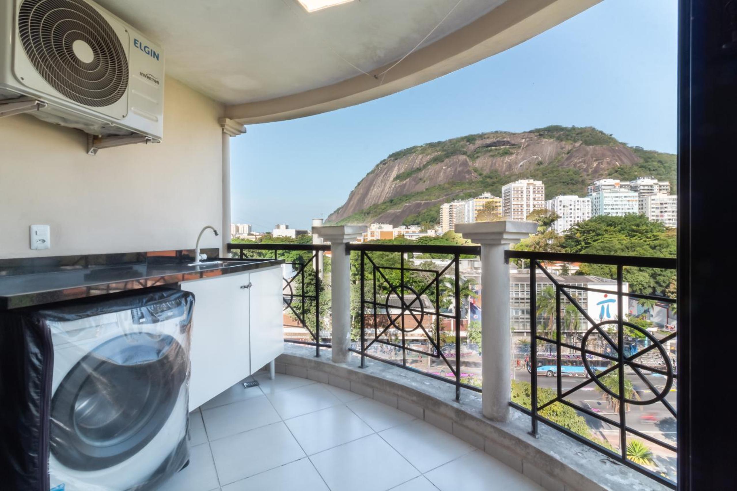Apartamento em Botafogo com varanda - GSV301