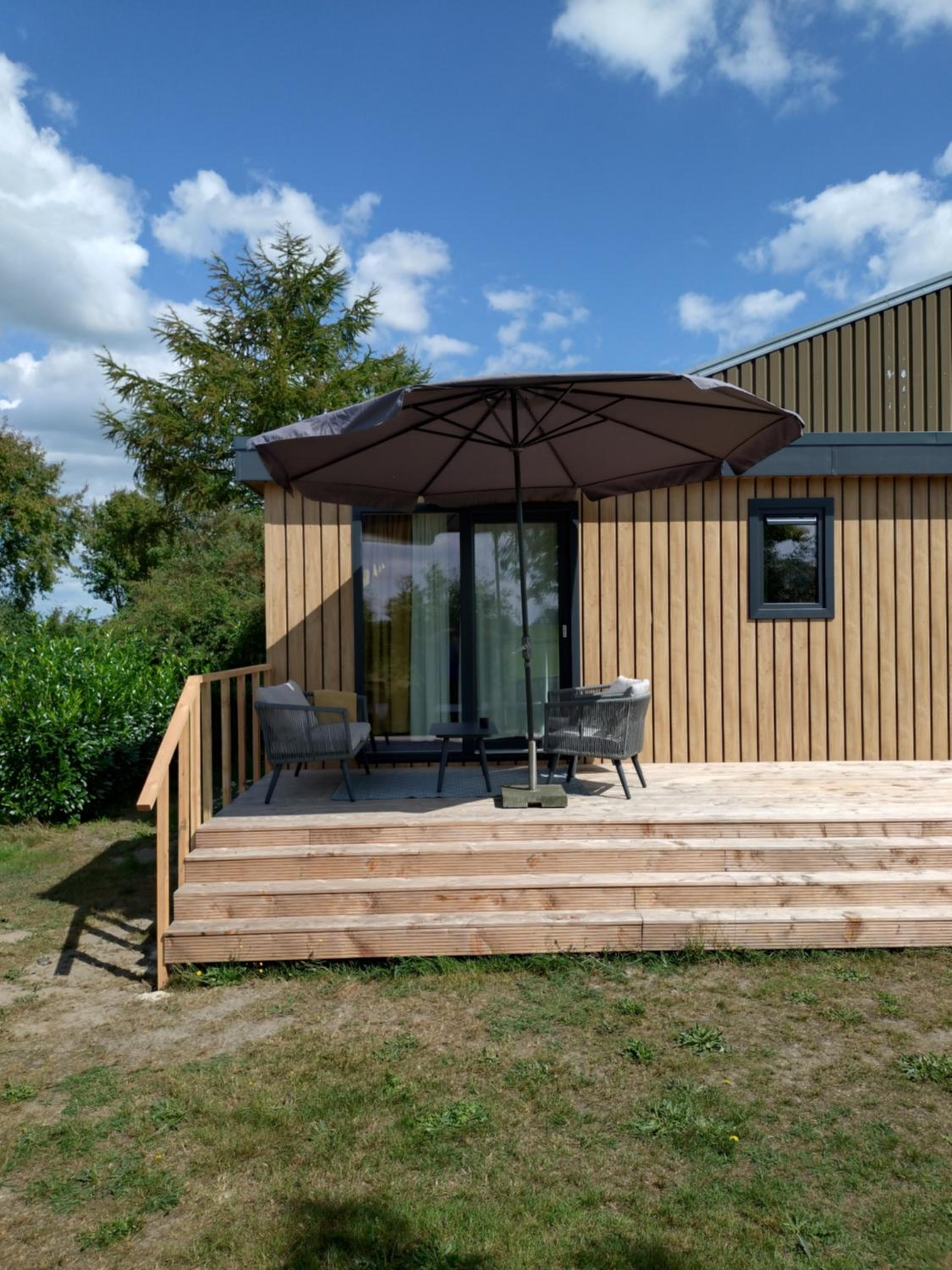 Luxury chalet 'Eveline' near Blokzijl - Airconditioned