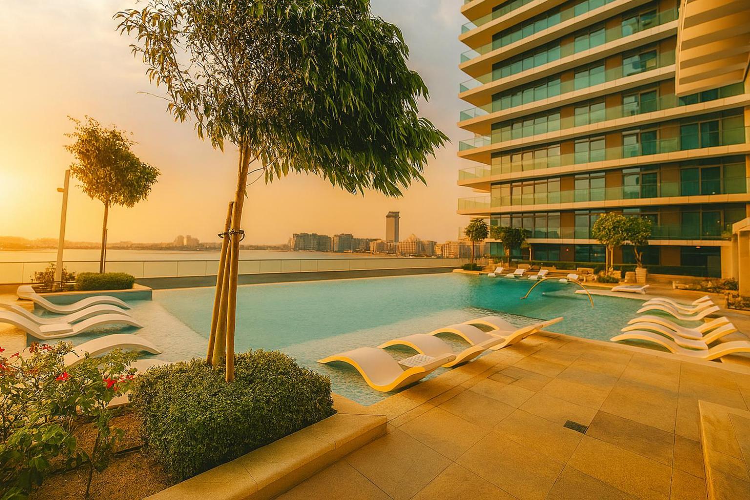 Keyrock Sea-View Penthouse - Dubai Marina, Pool & Sauna
