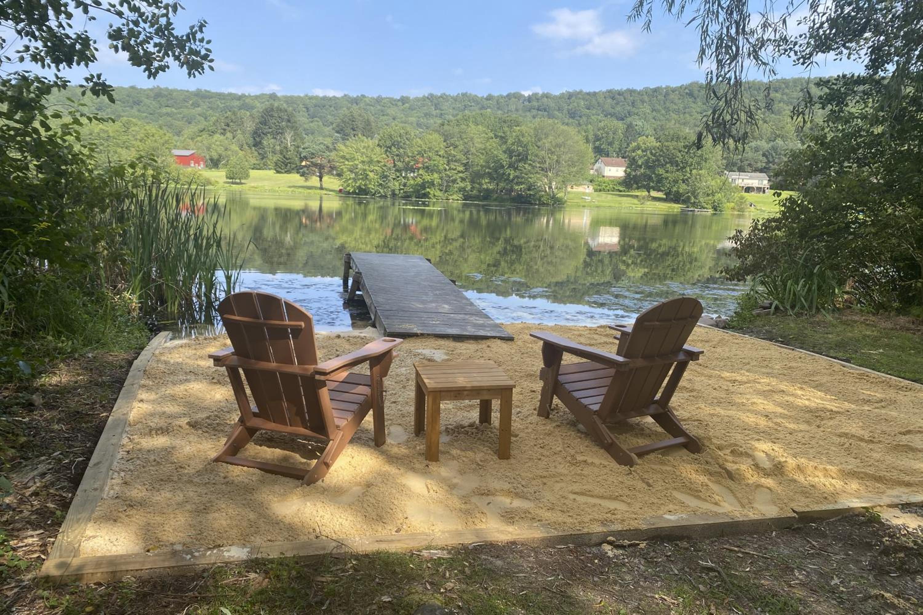 Hot Tub, Dock, Pool Table! Lakefront Poconos Haven