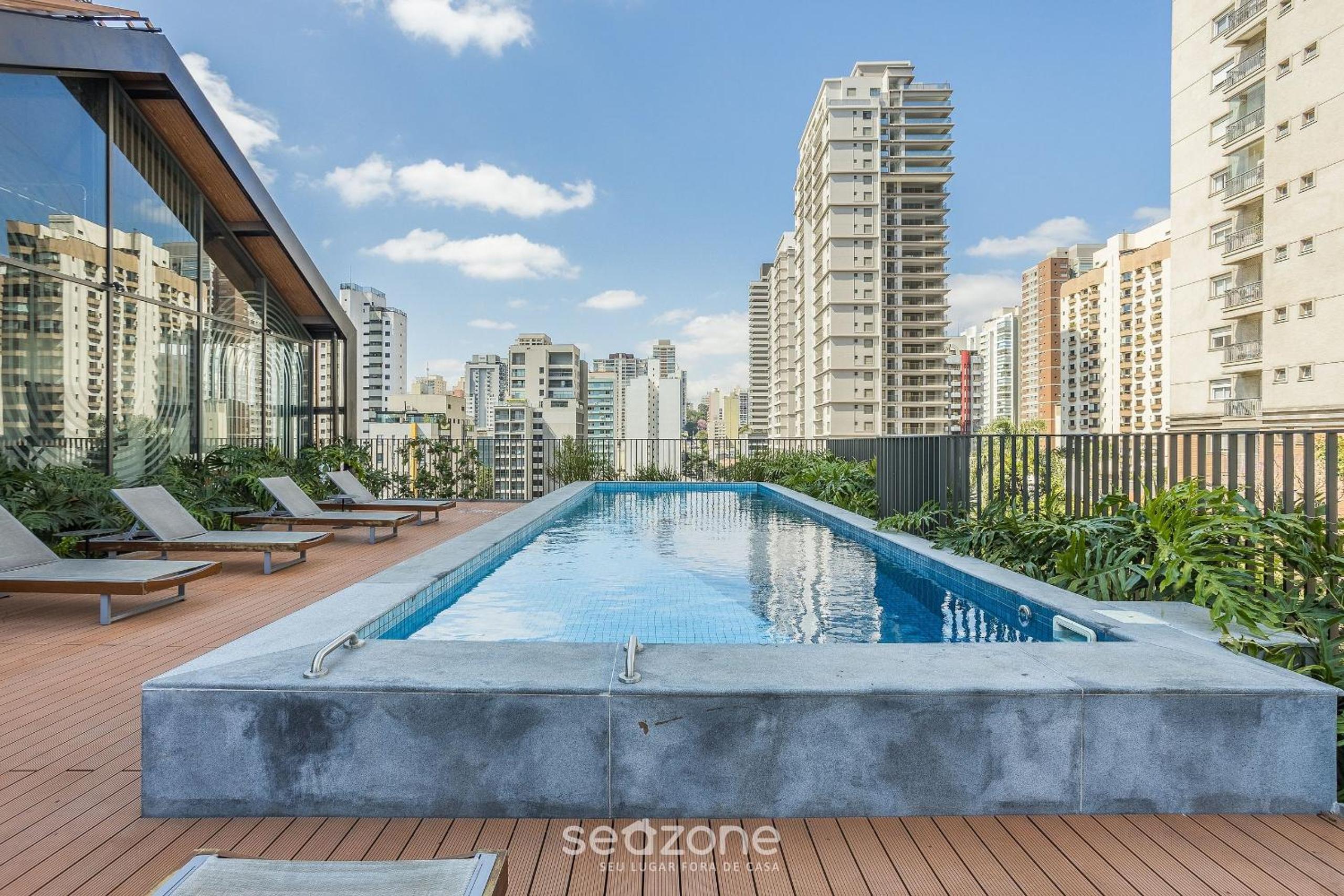 Studios in a Building with Pool and Gym in Perdizes - ABY