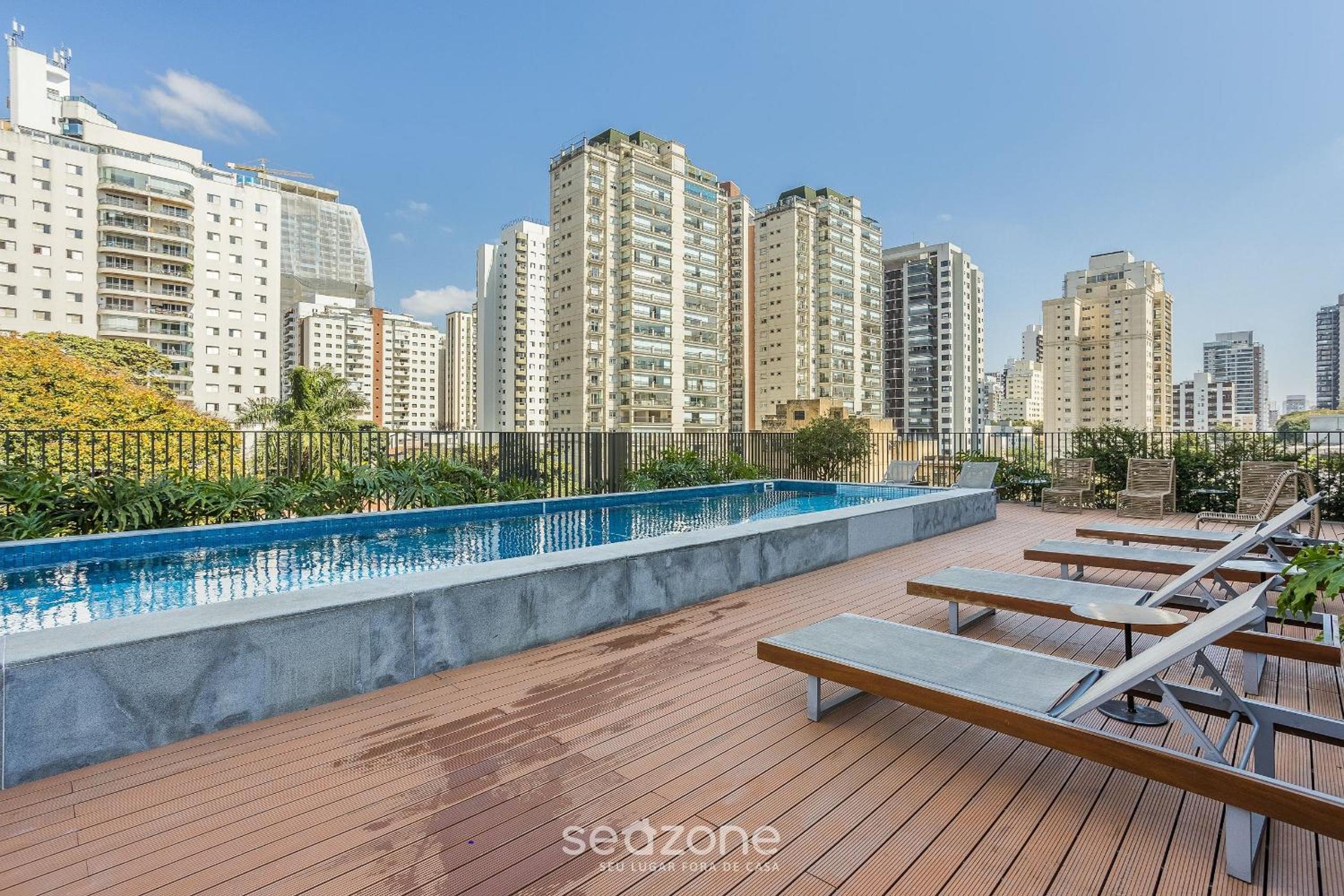 Studios in a Building with Pool and Gym in Perdizes - ABY