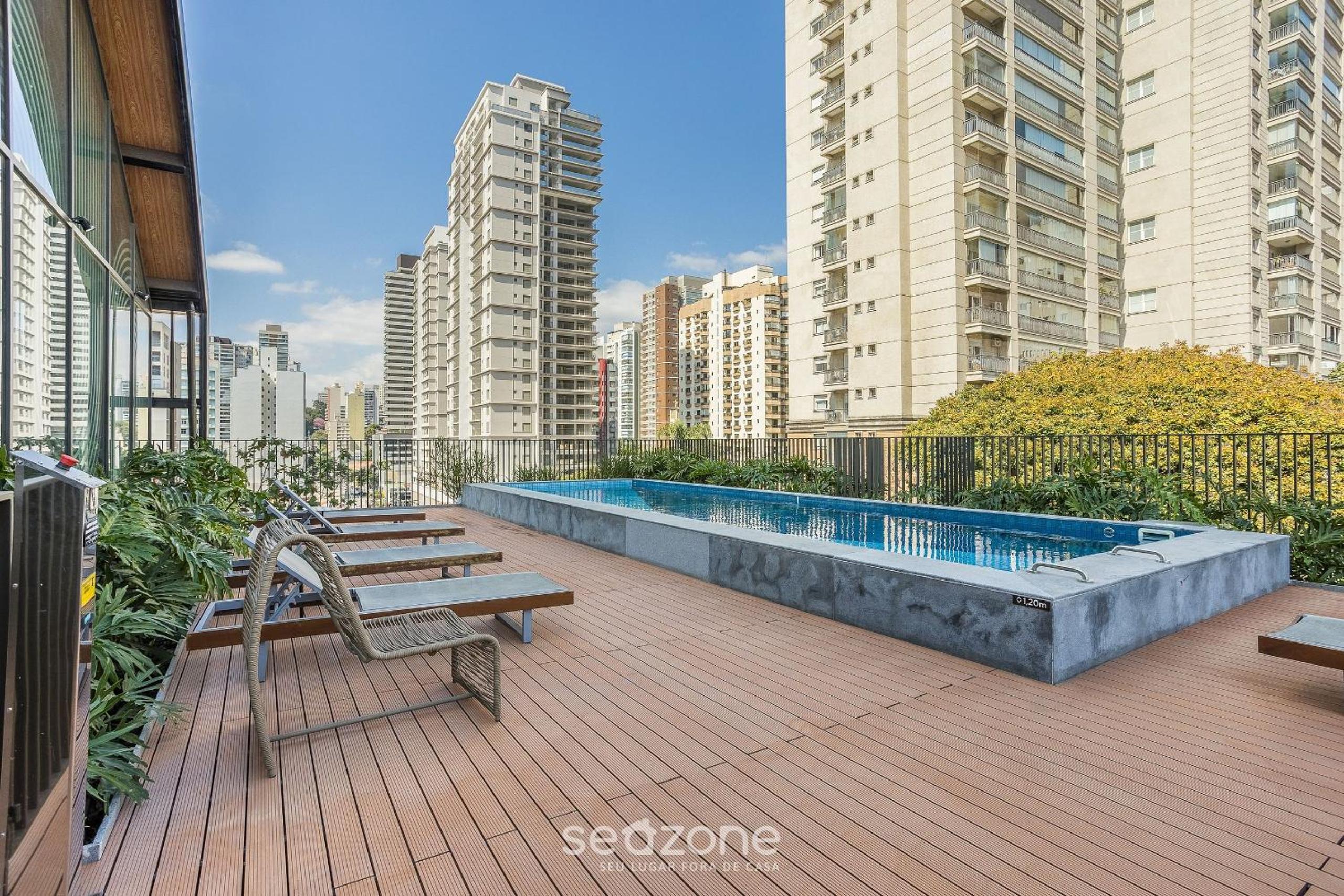 Studios in a Building with Pool and Gym in Perdizes - ABY