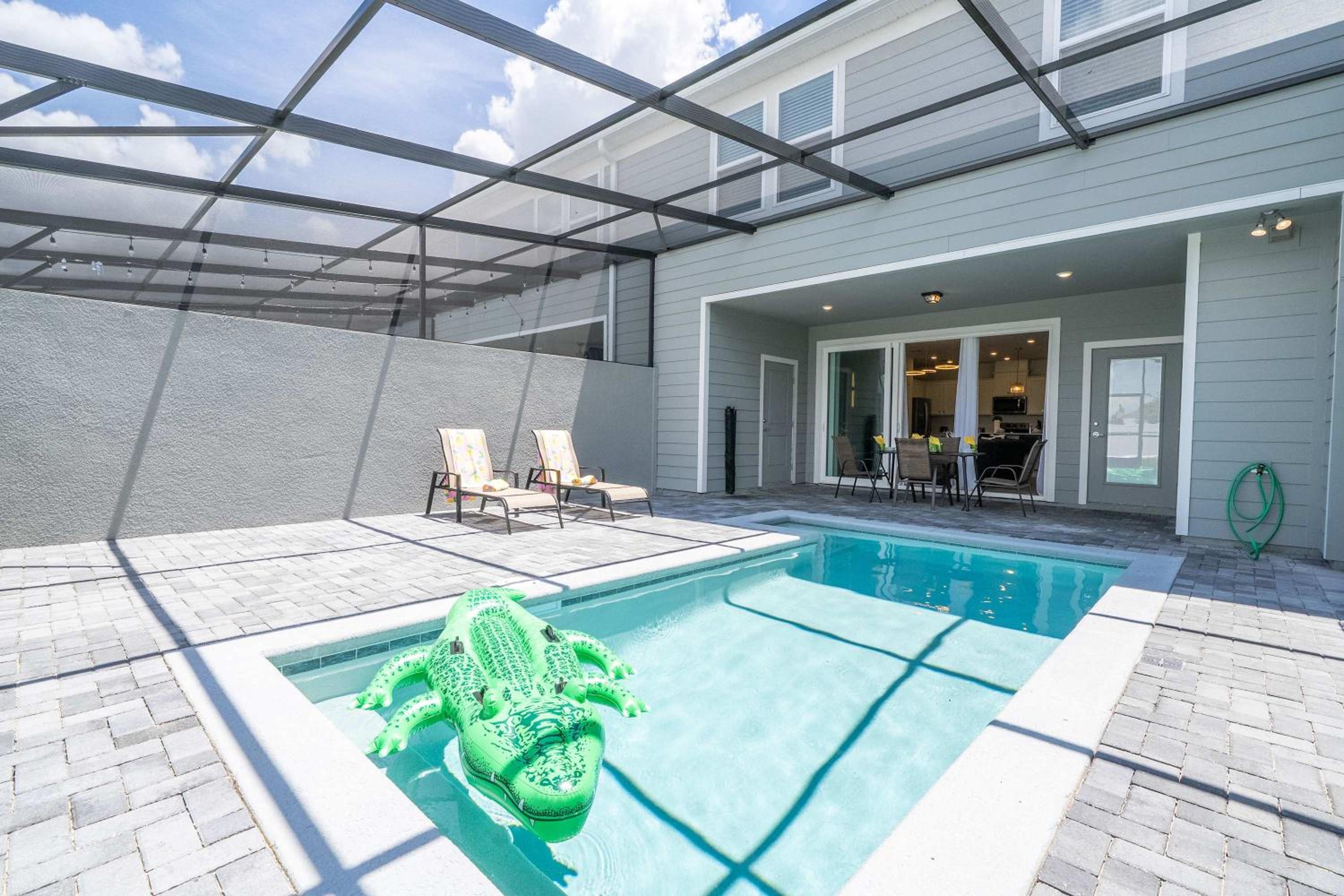 Magical 5BR w Pool Minutes from Disney 16140