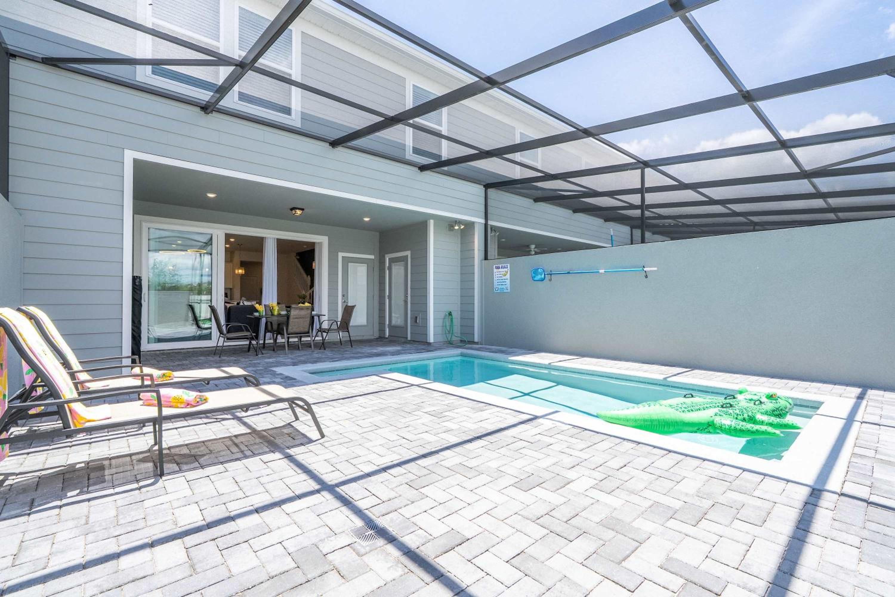 Magical 5BR w Pool Minutes from Disney 16140