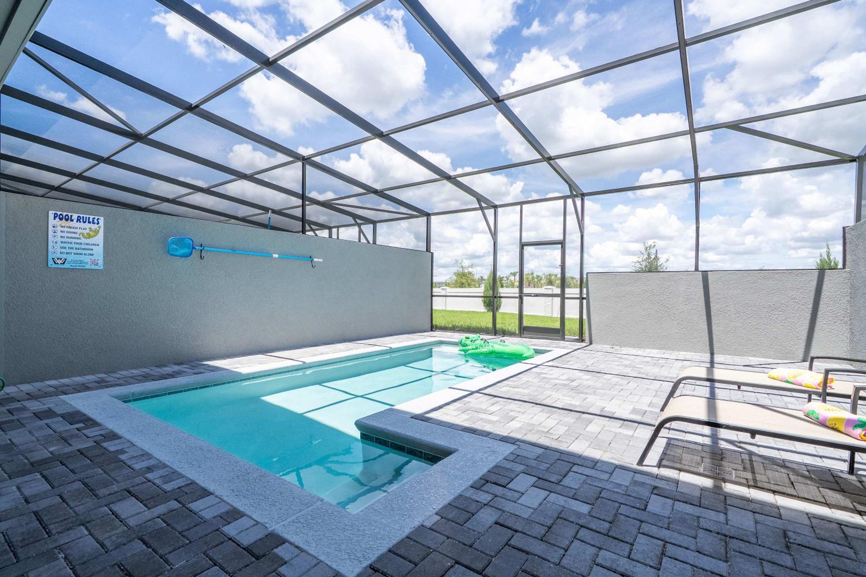 Magical 5BR w Pool Minutes from Disney 16140