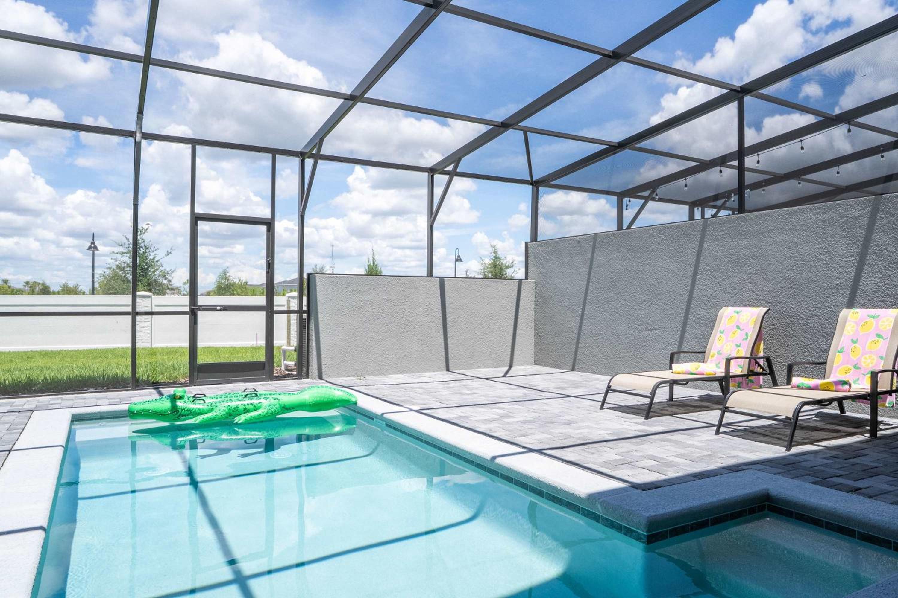 Magical 5BR w Pool Minutes from Disney 16140
