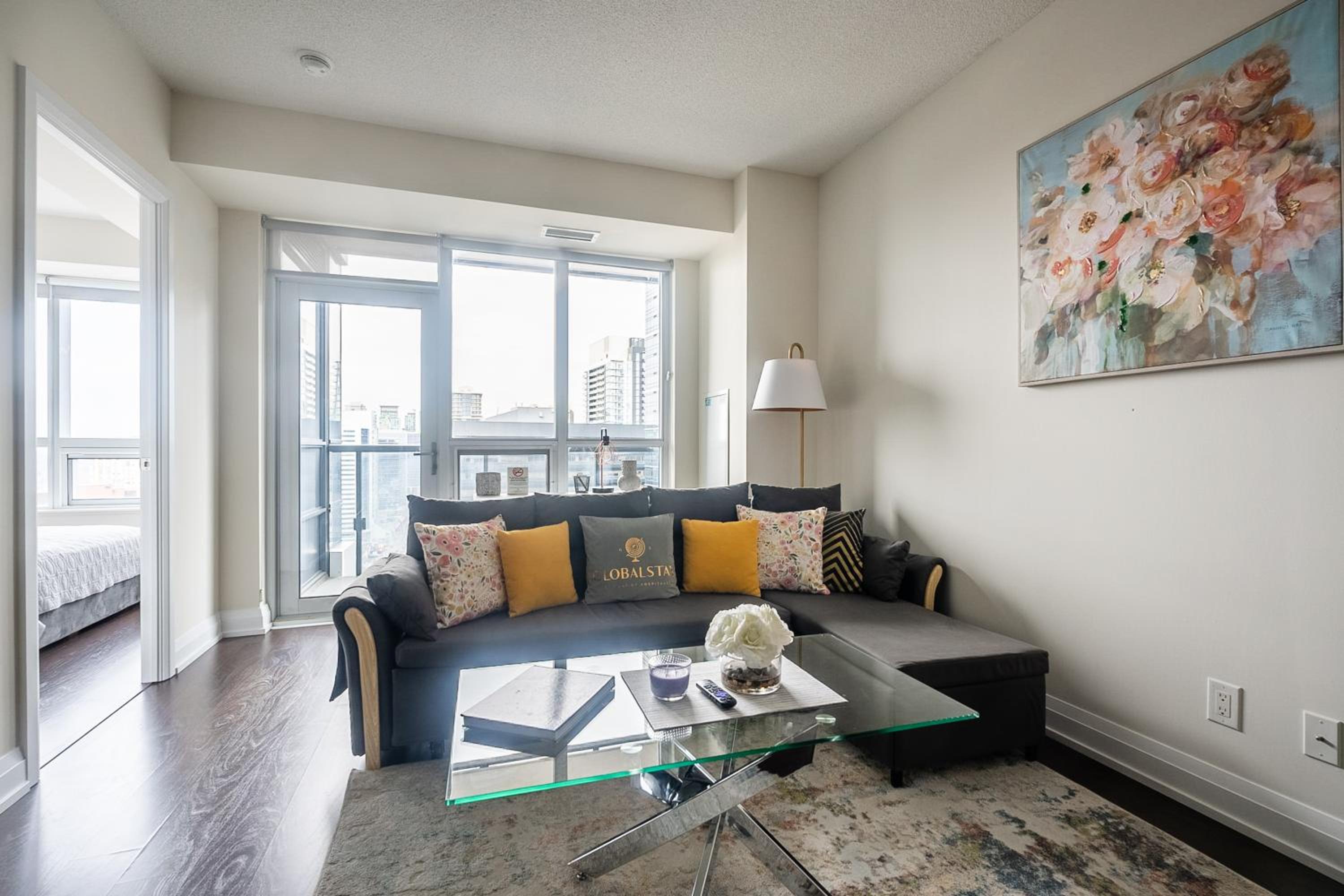Elegance In peonies 23 Floor 1Br Free parking