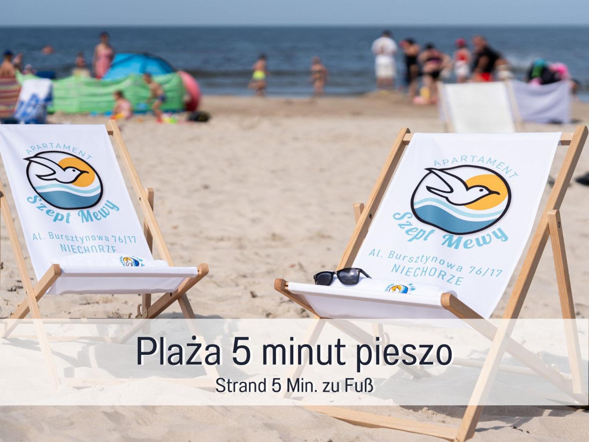 Apartament Design Szept Mewy z balkonem i zestawem plażowym - Niechorze