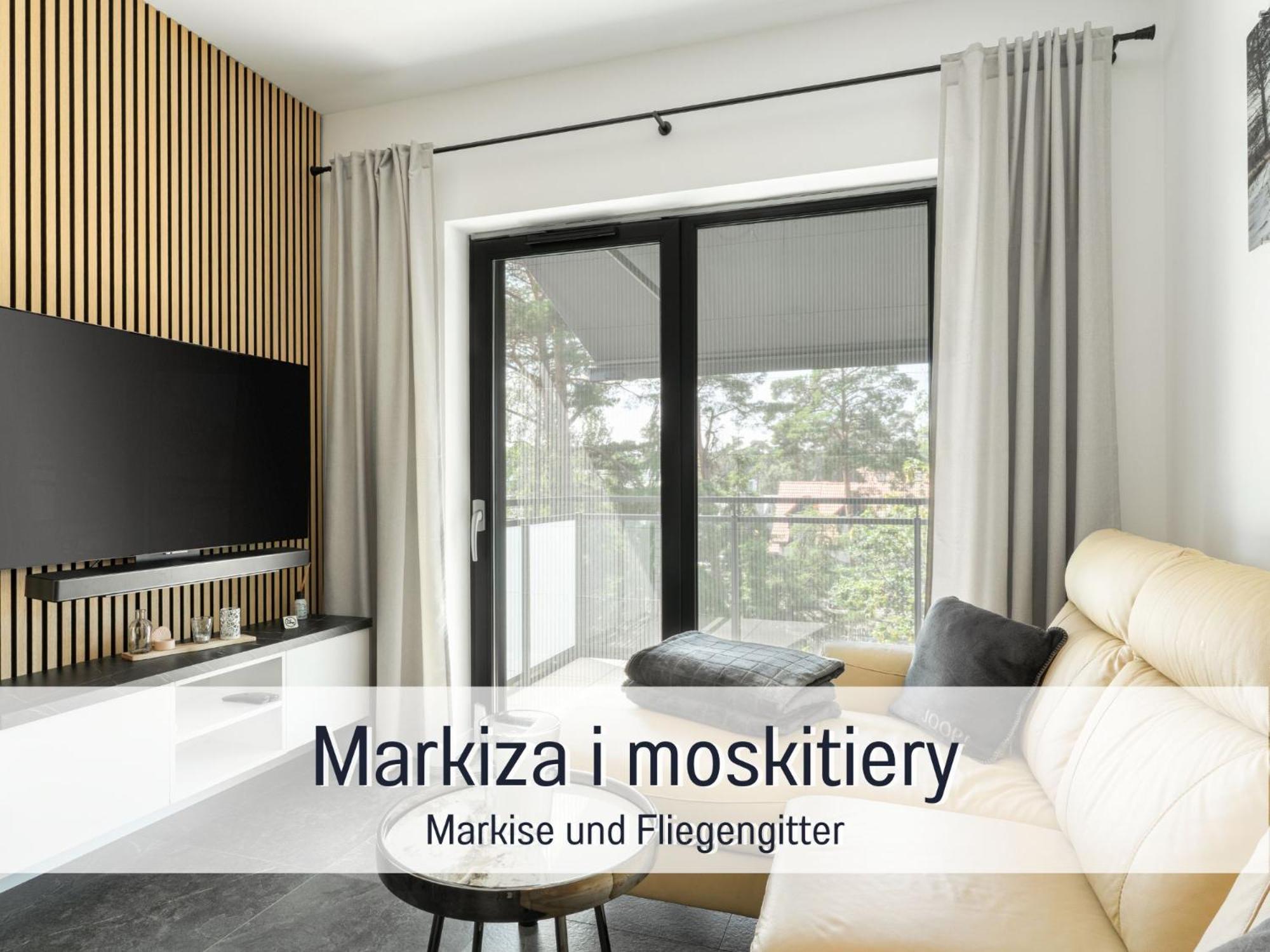 Apartament Design Szept Mewy z balkonem i zestawem plażowym - Niechorze