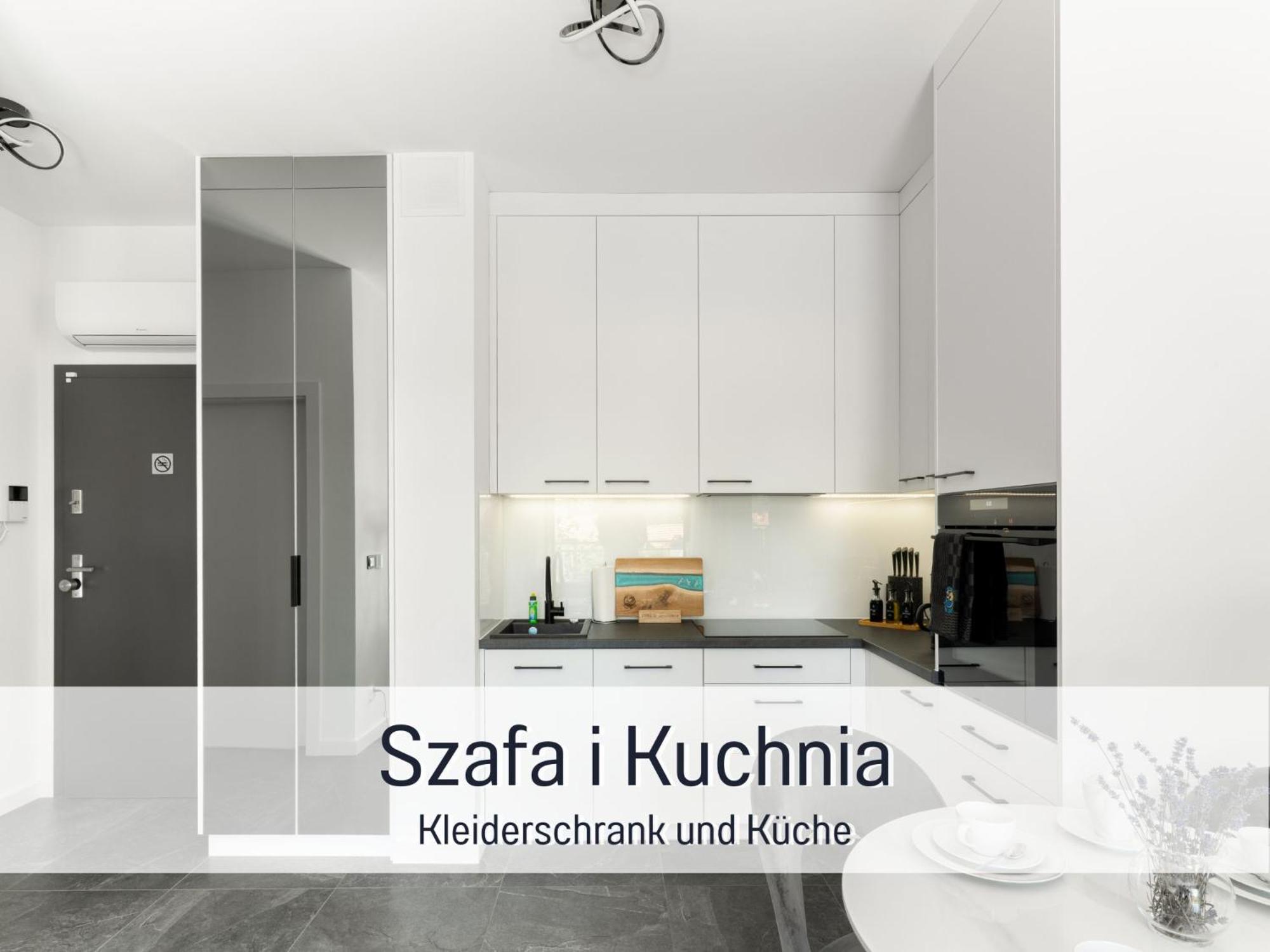 Apartament Design Szept Mewy z balkonem i zestawem plażowym - Niechorze