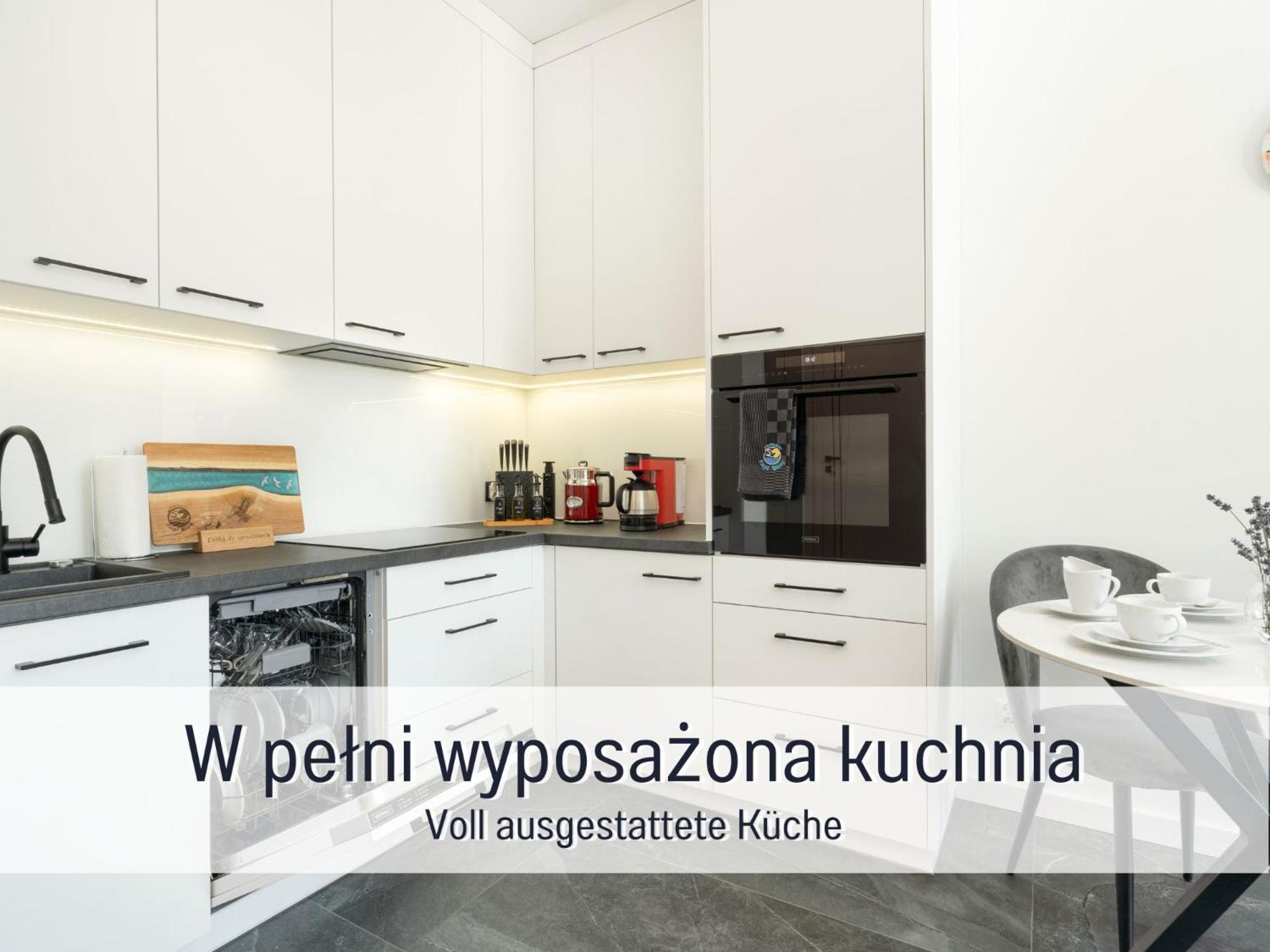 Apartament Design Szept Mewy z balkonem i zestawem plażowym - Niechorze