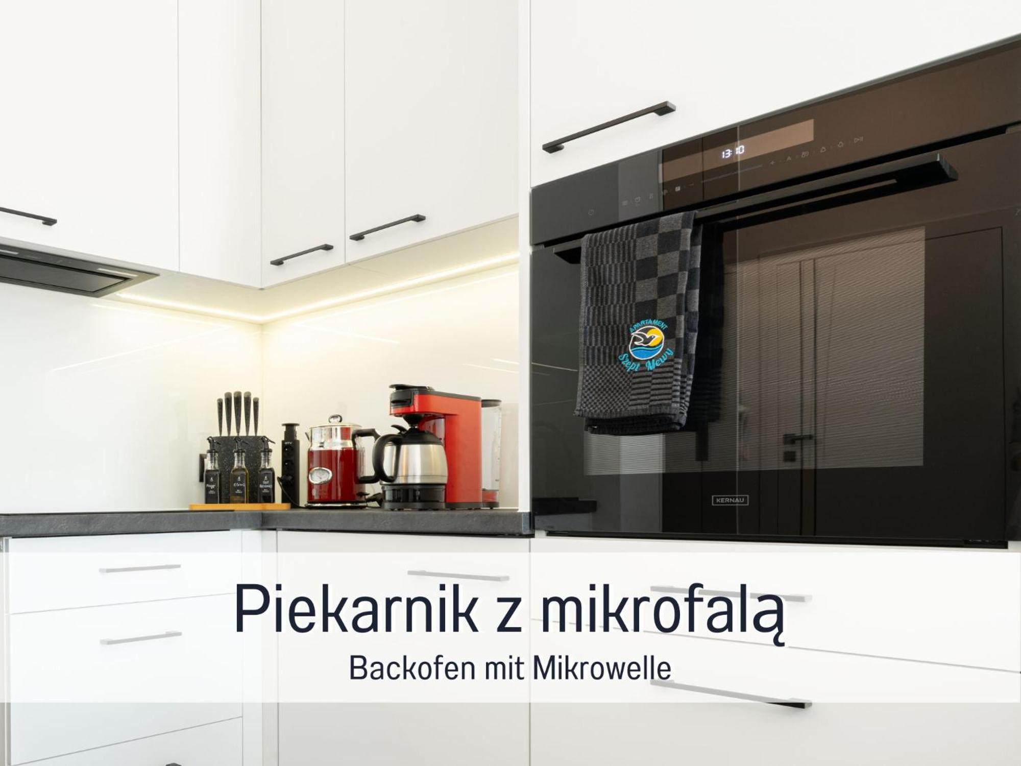 Apartament Design Szept Mewy z balkonem i zestawem plażowym - Niechorze