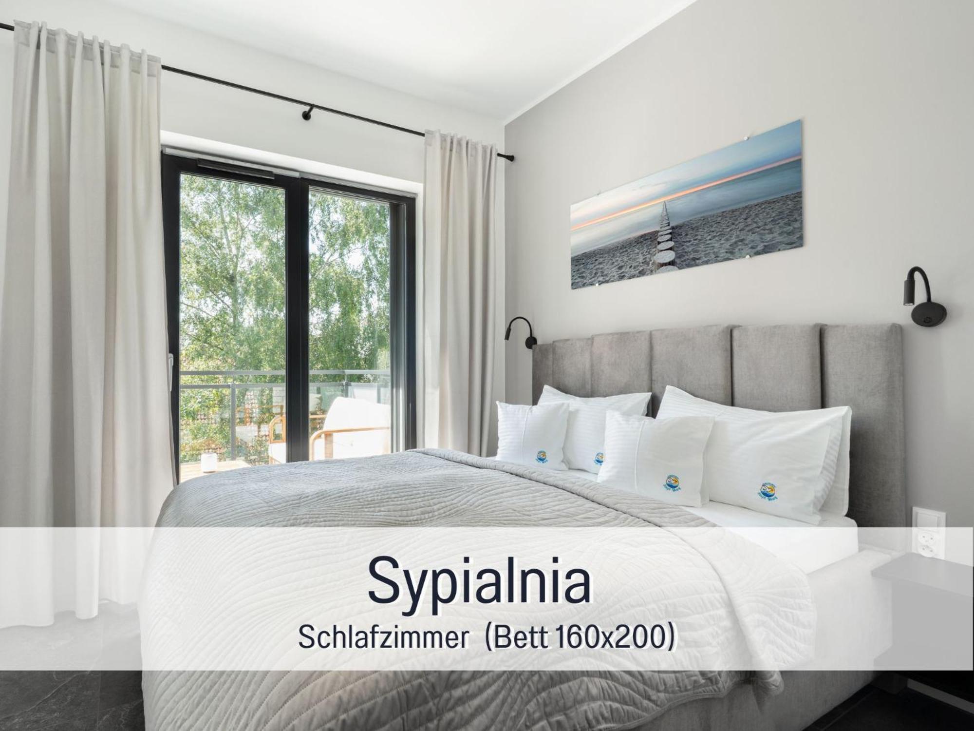 Apartament Design Szept Mewy z balkonem i zestawem plażowym - Niechorze