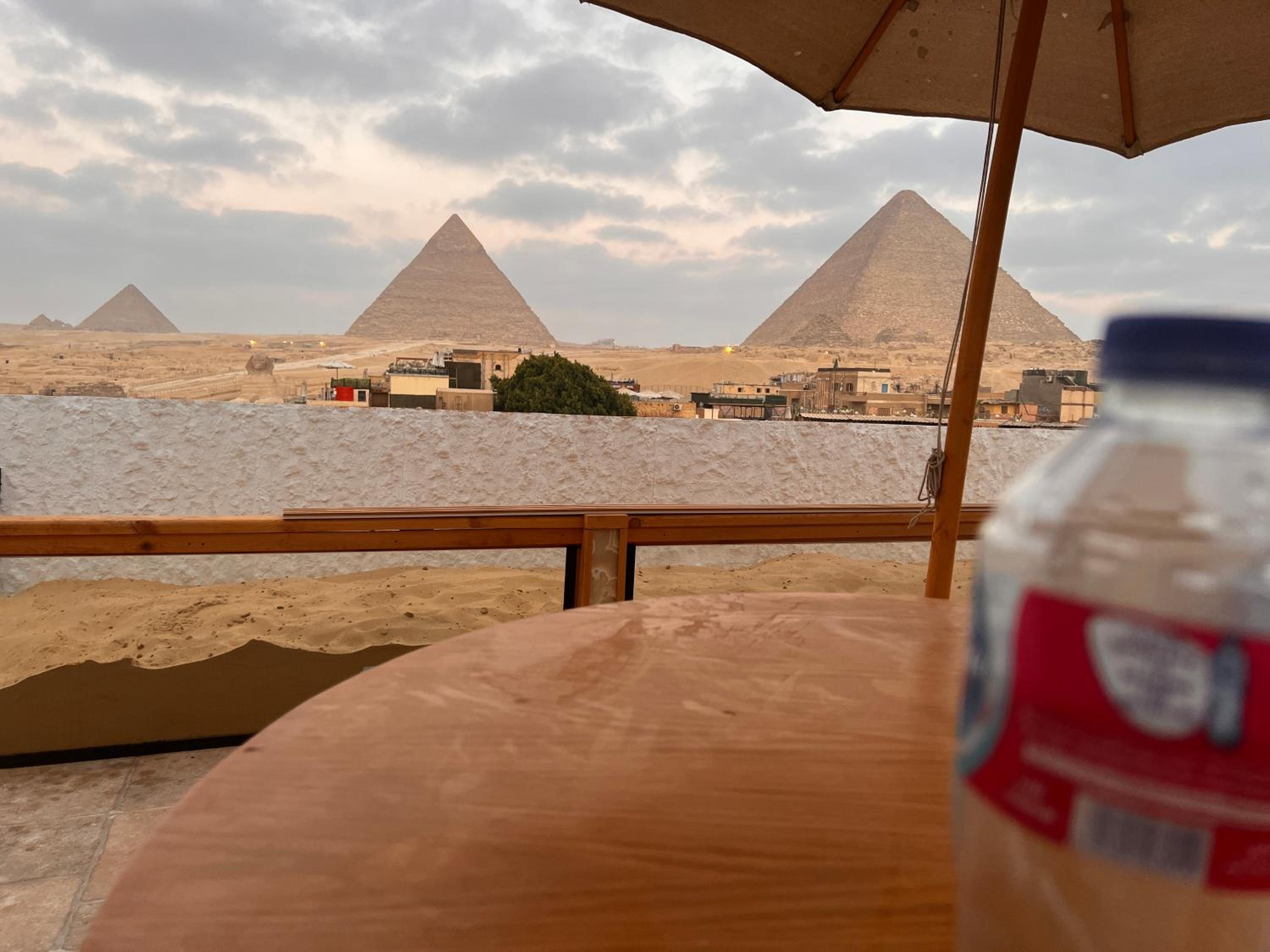 Pyramids Top view inn