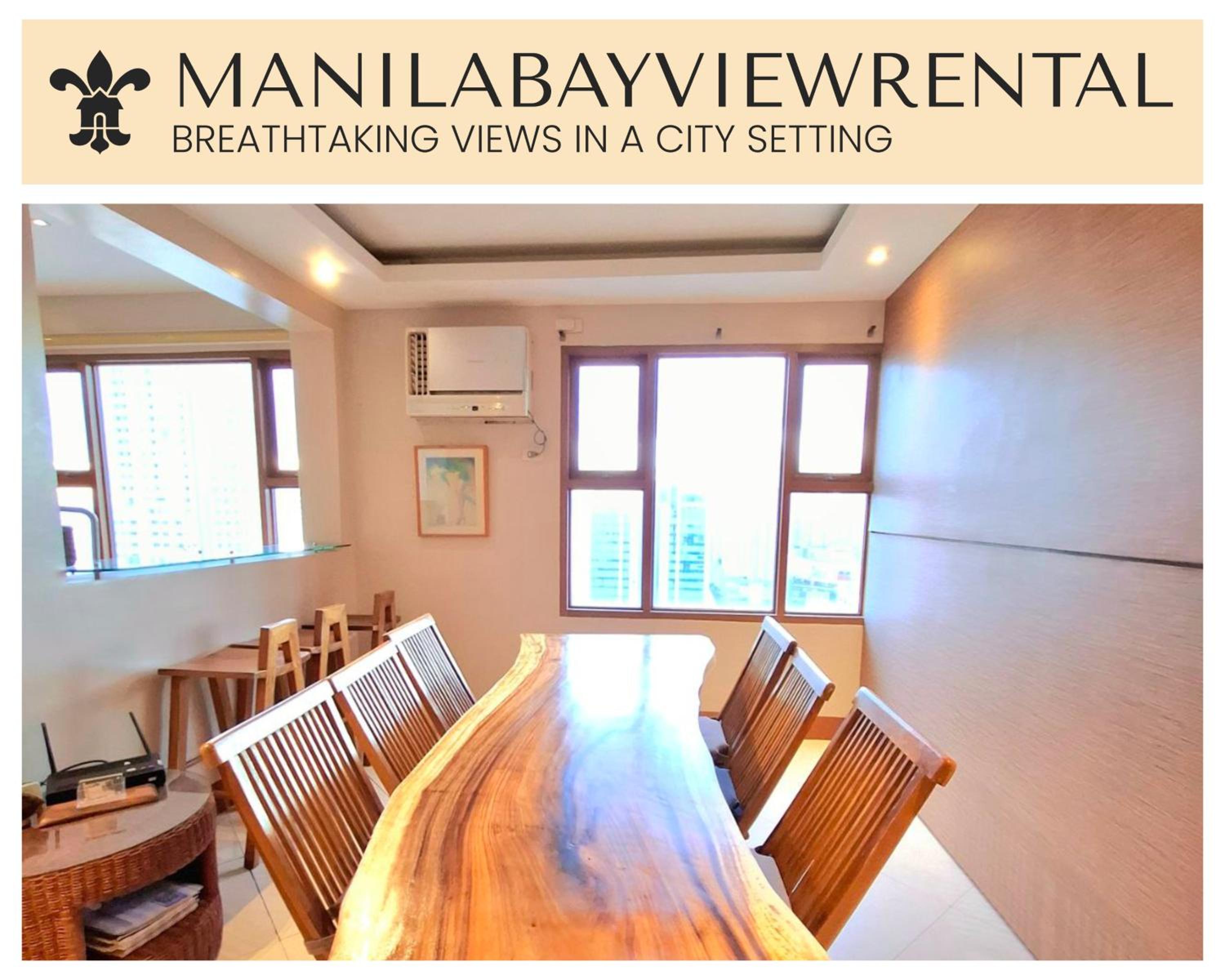 STAYLUXIA BOUTIQUE HOTEL MANILABAYVIEW - 1-5 BR Luxury and Superior Condos with, Balcony, Pool, Netflix & Gym- Housekeeping Available -
