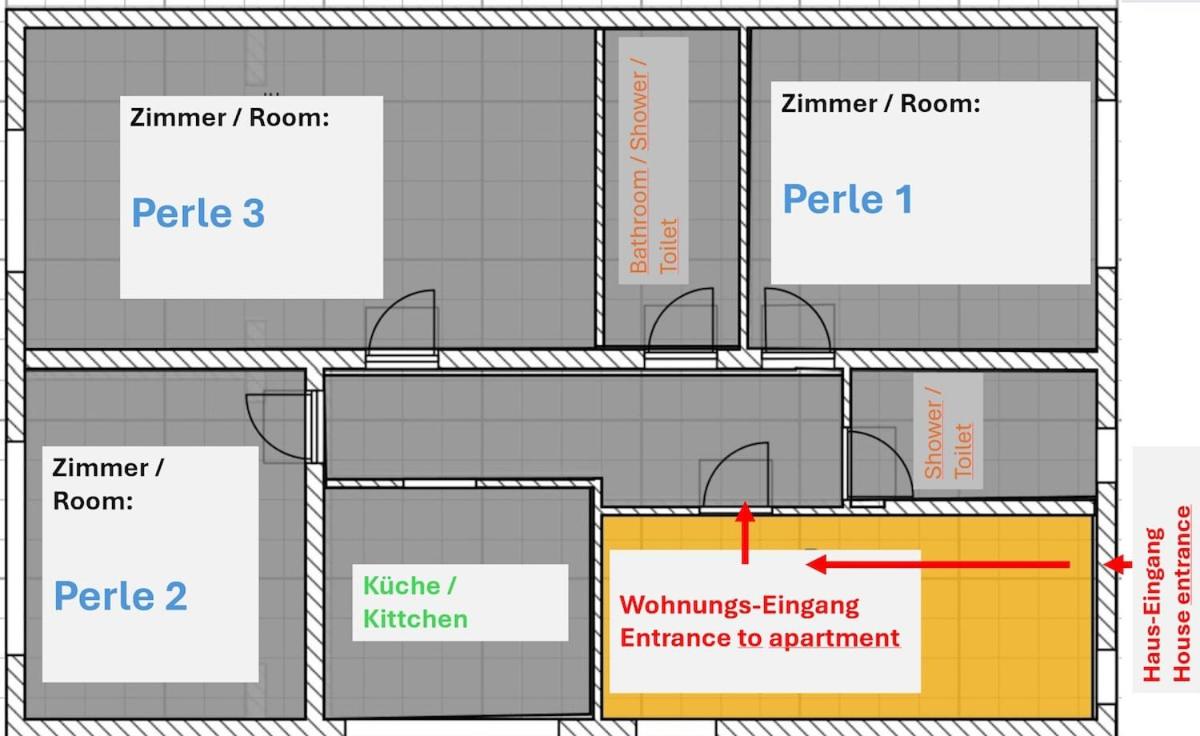 Deluxe Apartment mit 3 Schlafzimmern Hauptbahnhof und zentrumsnah