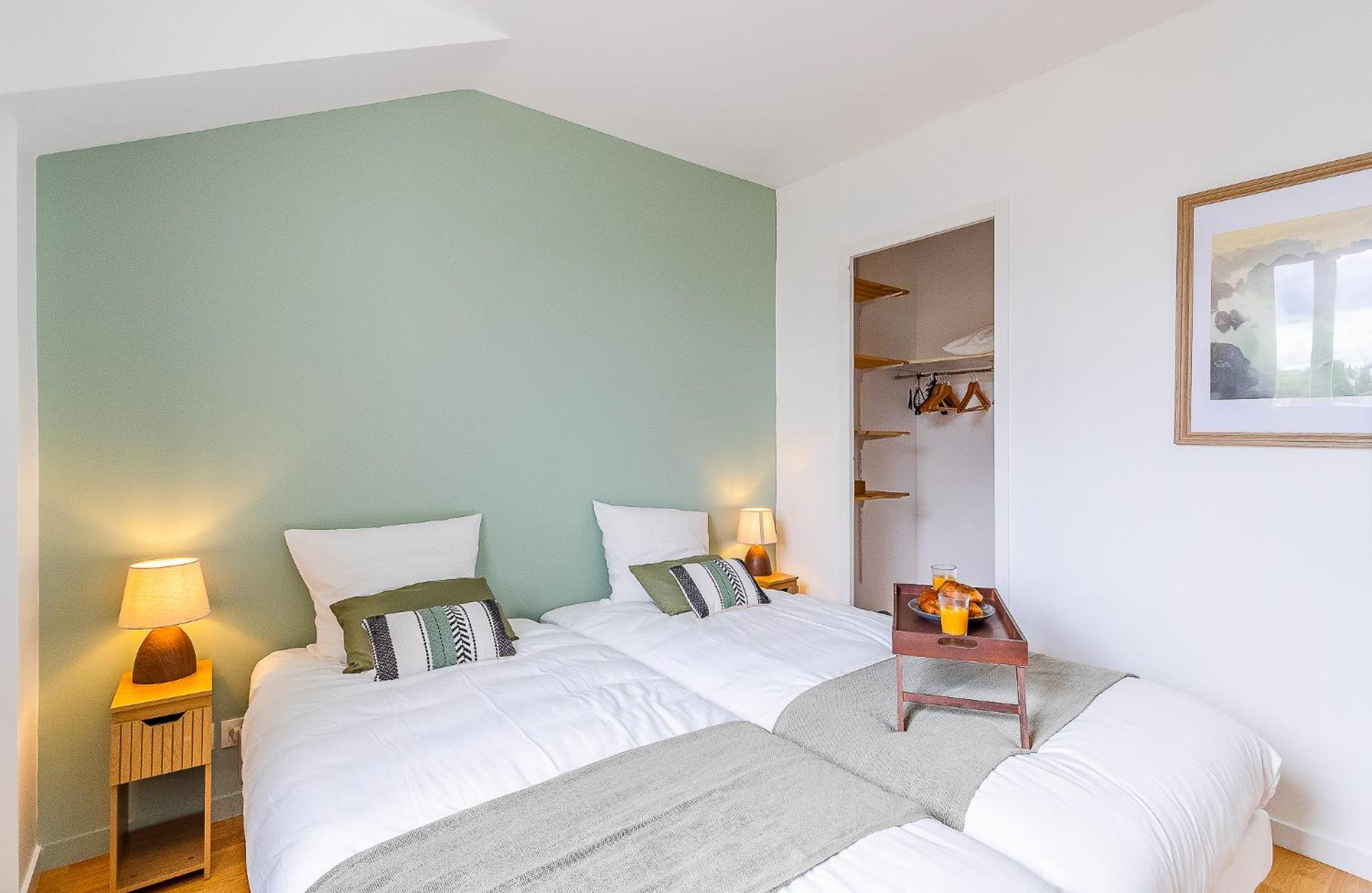 Jardin suspendu - 3 chambres - 2 salles de bain - Parking dans résidence privée