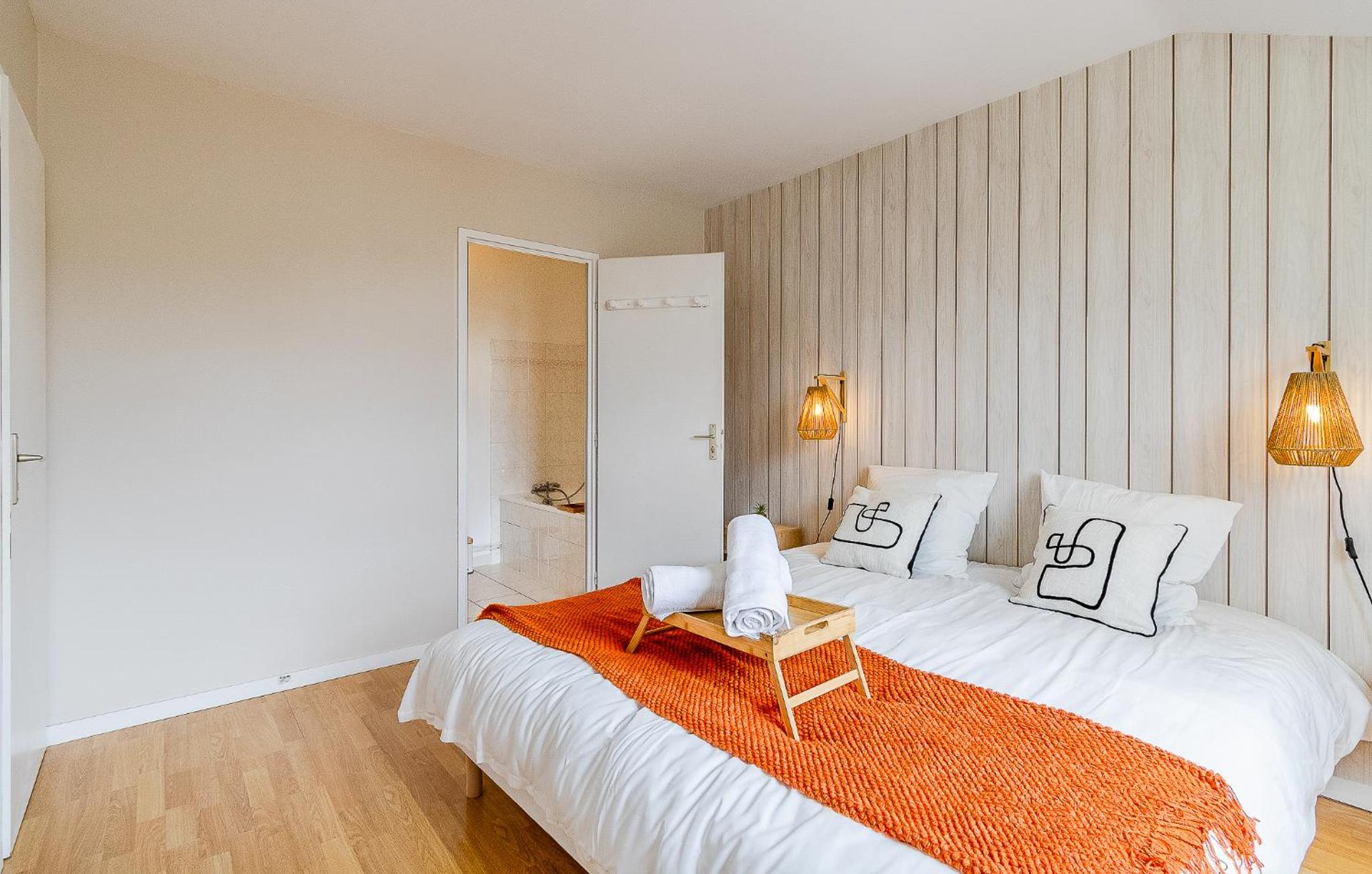 Jardin suspendu - 3 chambres - 2 salles de bain - Parking dans résidence privée