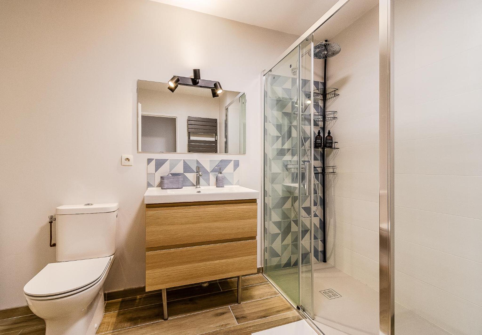 Jardin suspendu - 3 chambres - 2 salles de bain - Parking dans résidence privée
