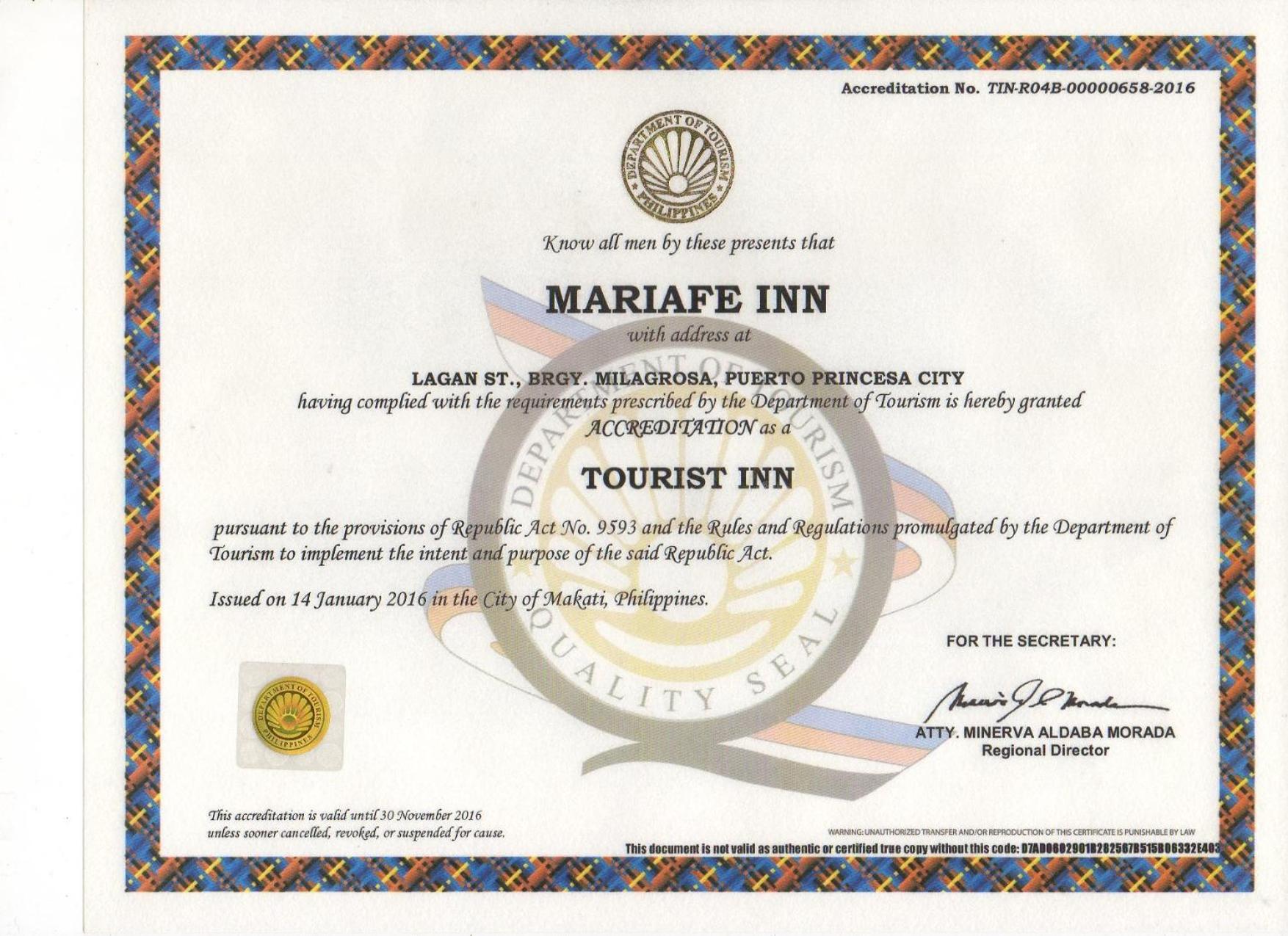 Mariafe Inn