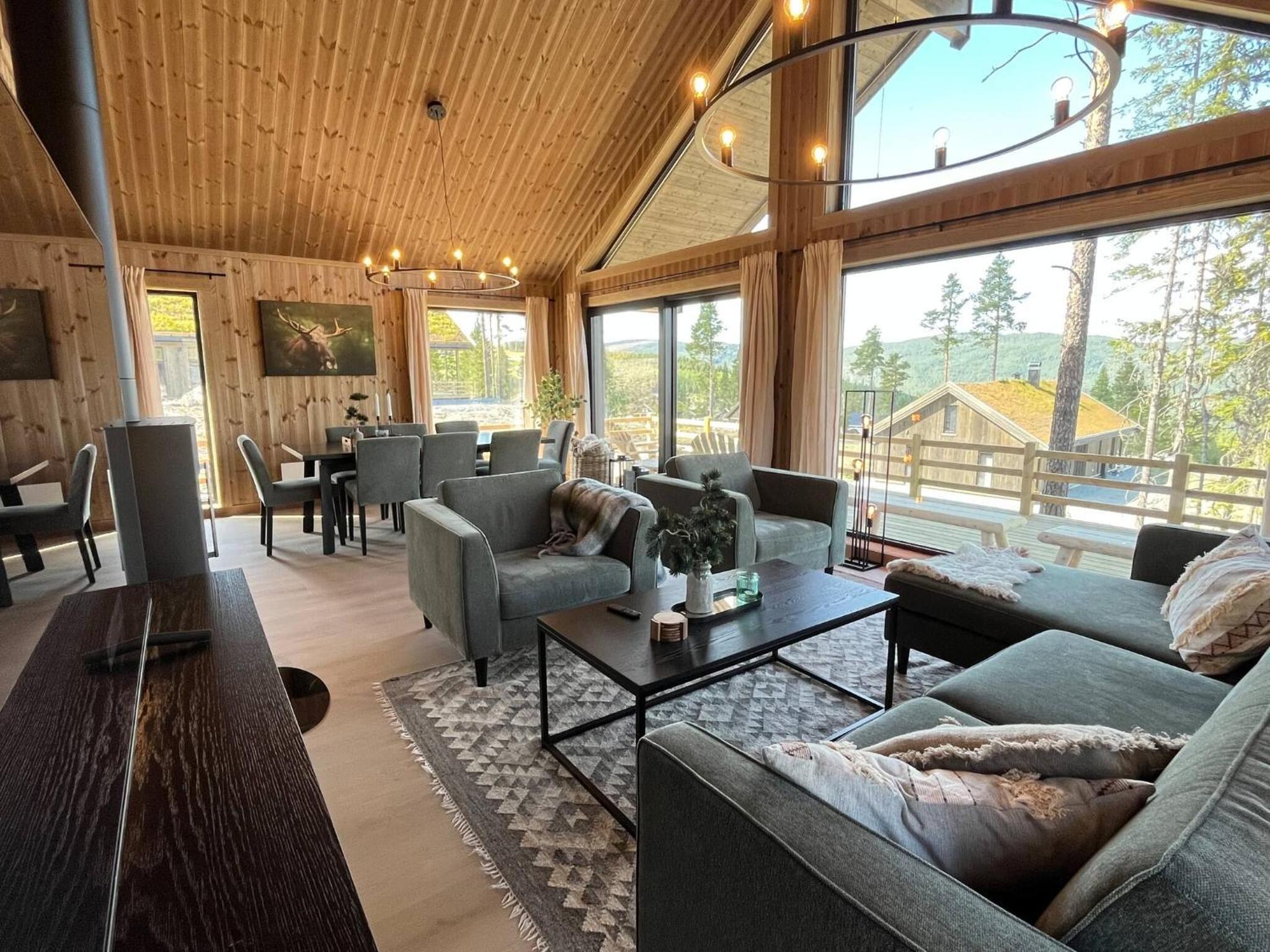 Skogsbu - Stylish, Close to Ski centers and hiking trails