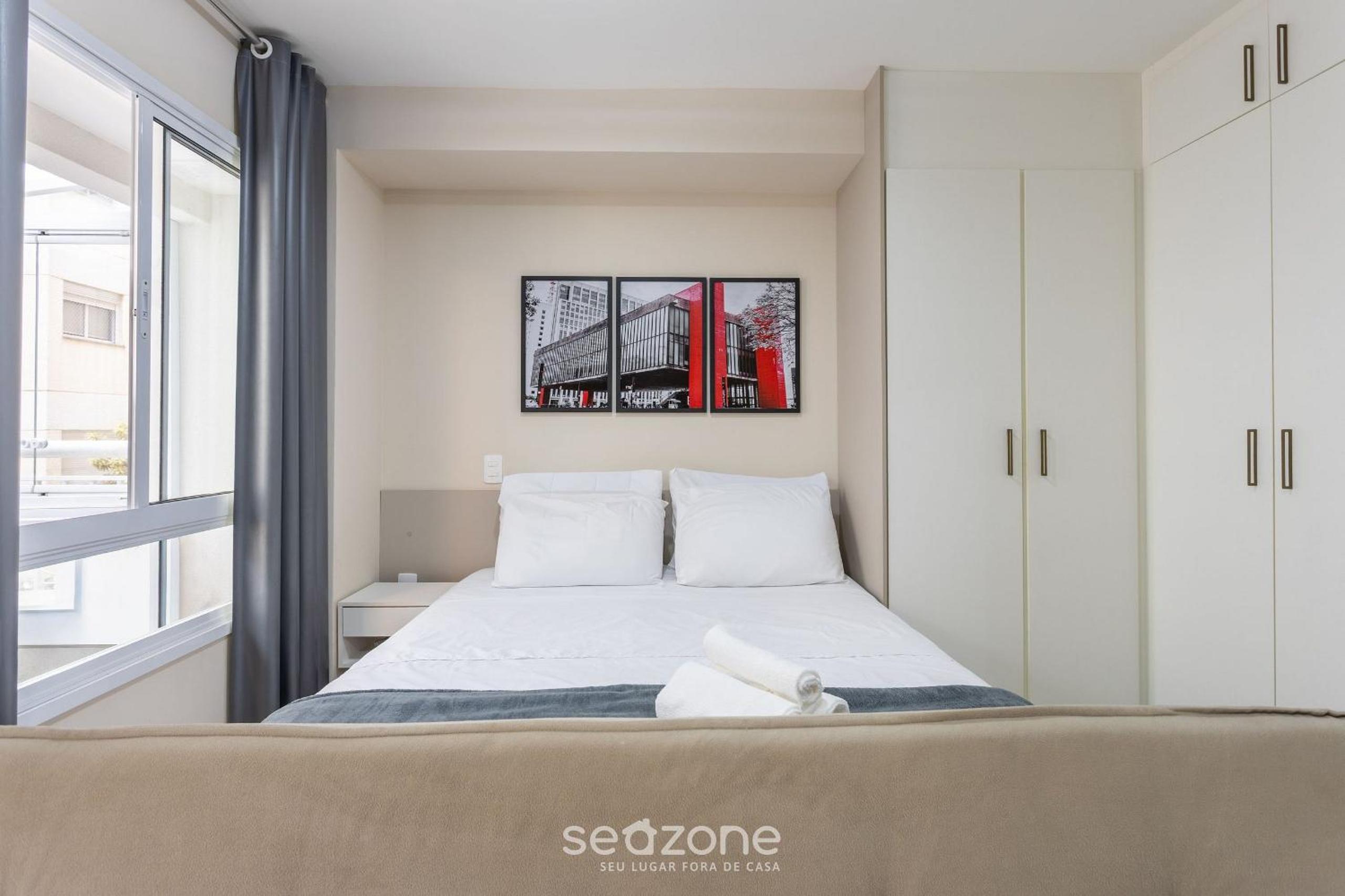 Studio with balcony 500m from the Metro - MOP0103