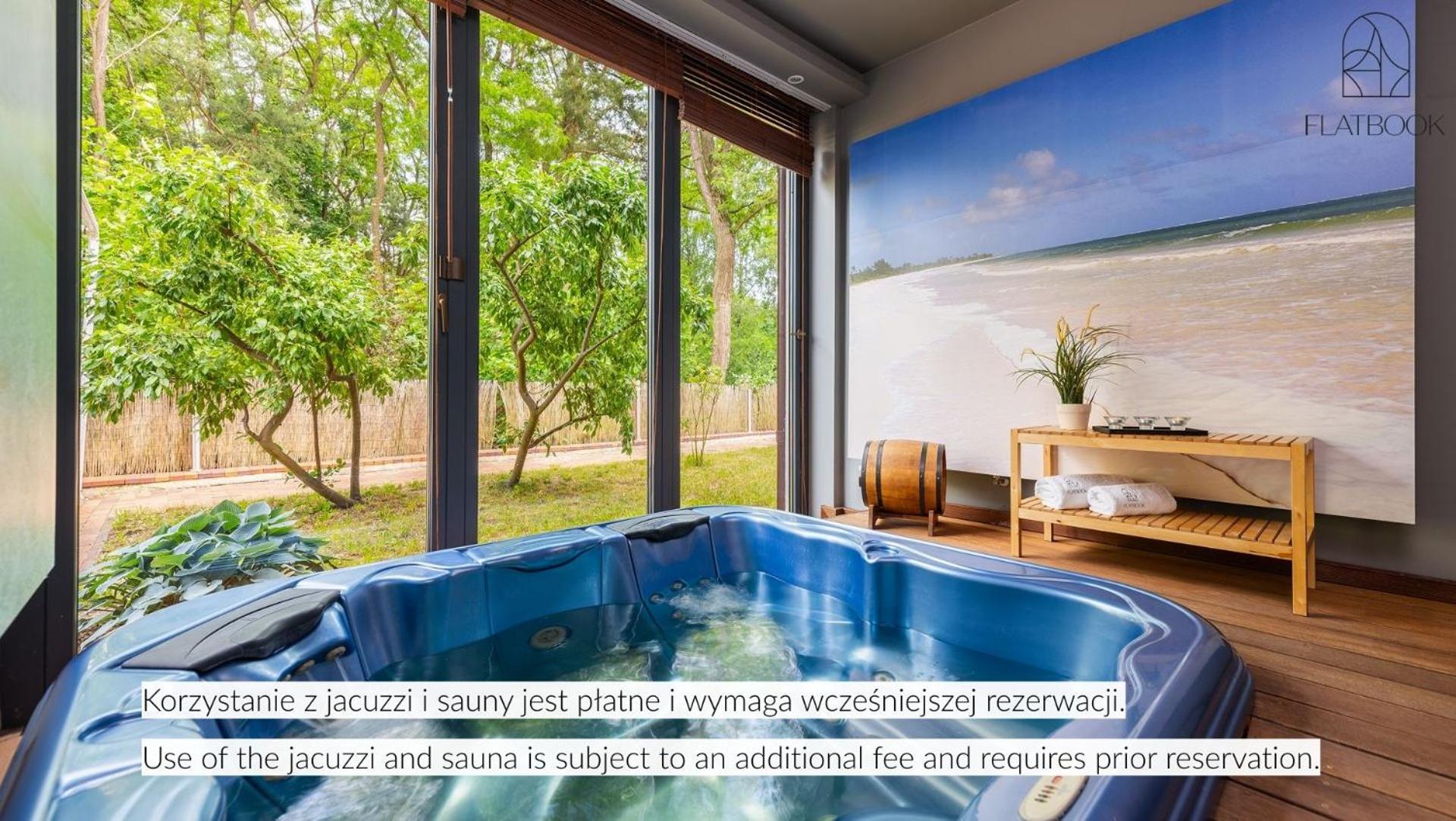 Flatbook Willa Spa Mikoszewo - 4 sypialni, jacuzzi i sauna