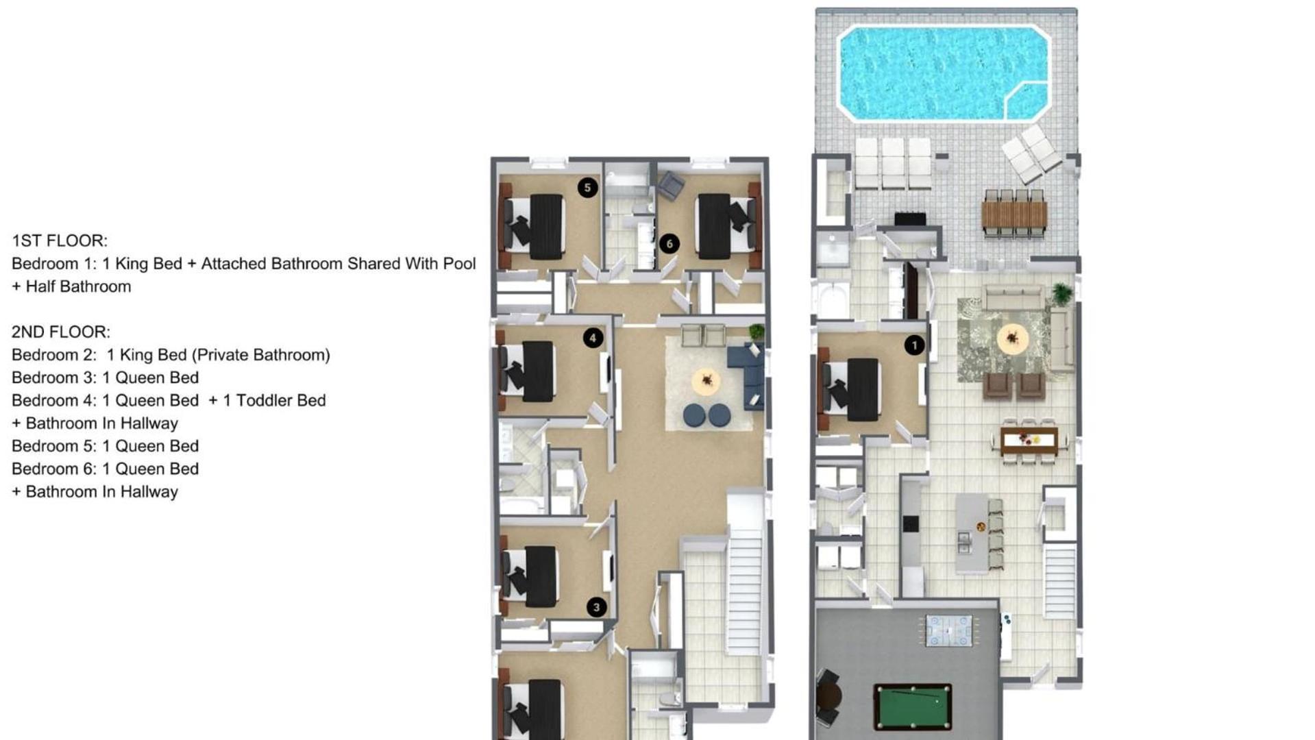 Upstay- Family Villa for 12 w Pool Games & BBQ