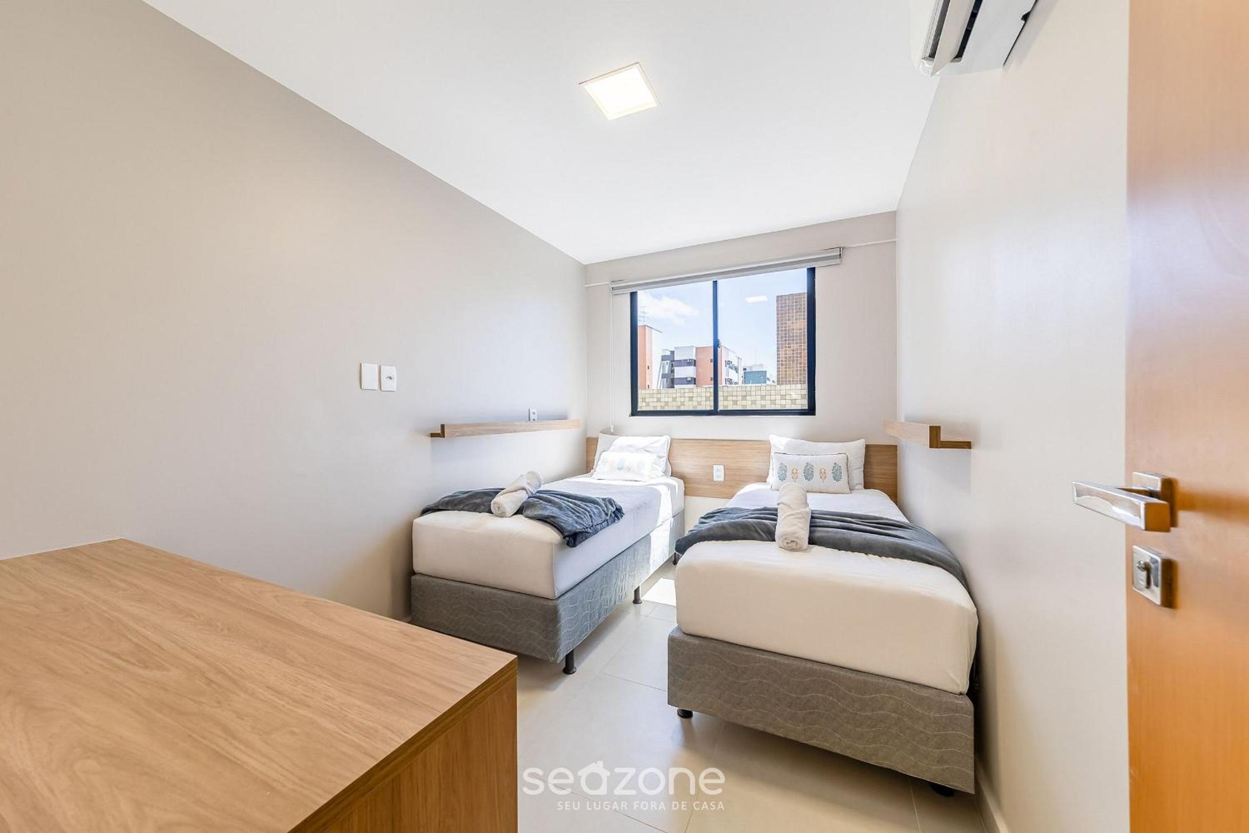 Stay with a pool and gym 350m from the beach in a prime location in Maceió - SLI