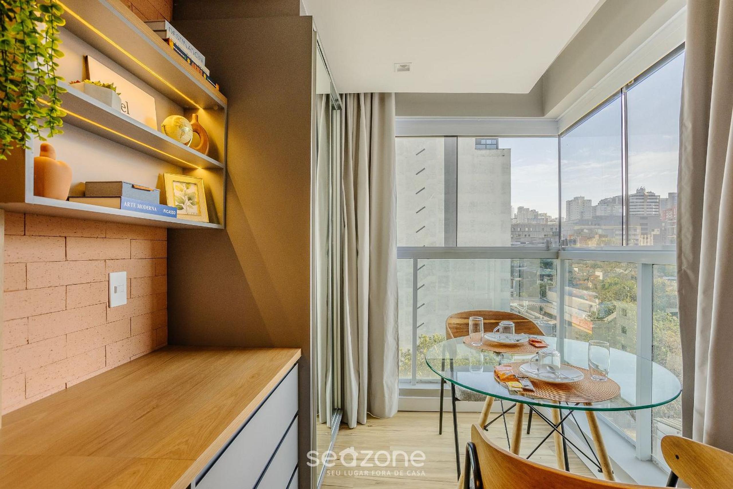 Studio with balcony in Pinheiros-SP FDK0074