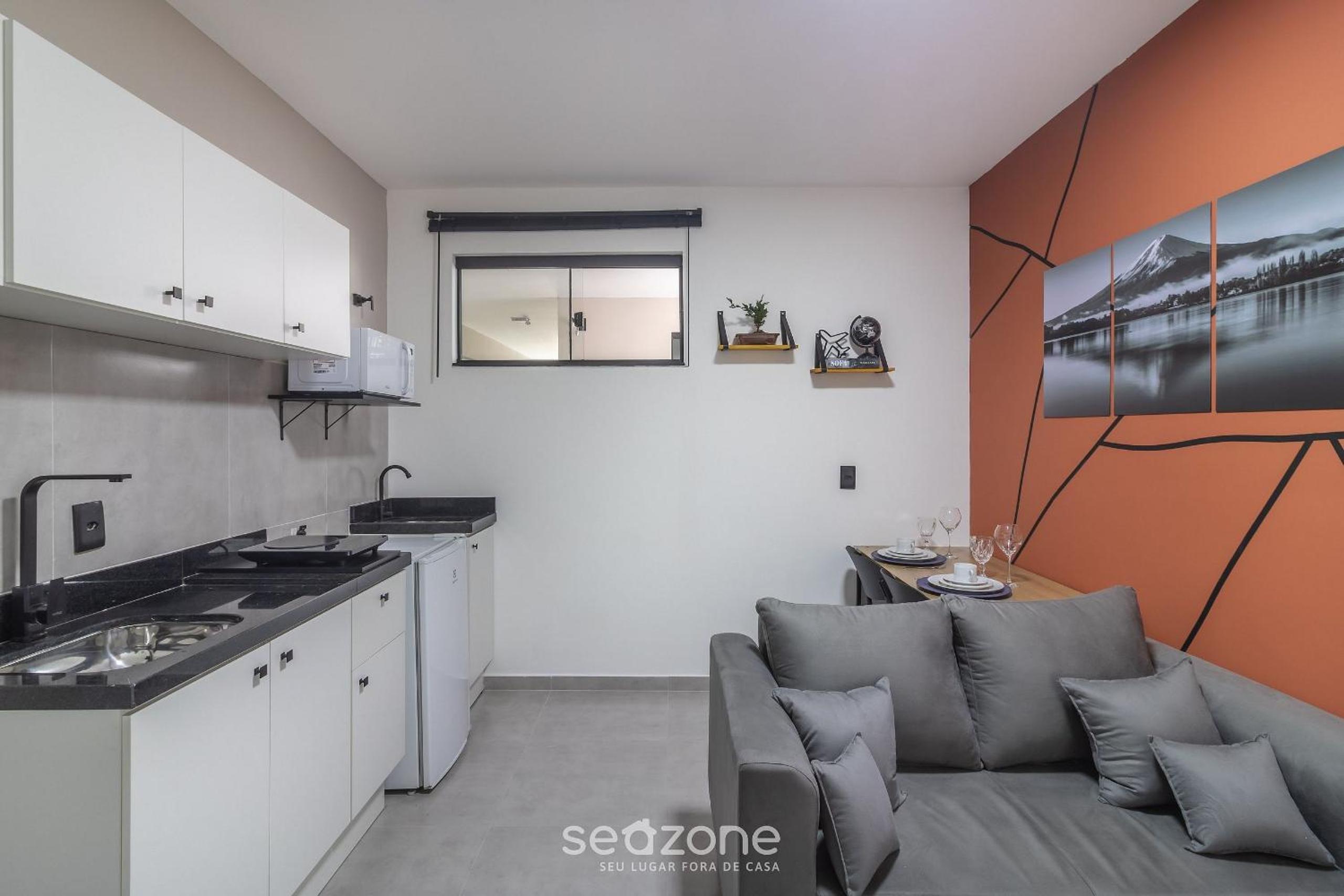 Complete and well-located studio, Blumenau LFH0306