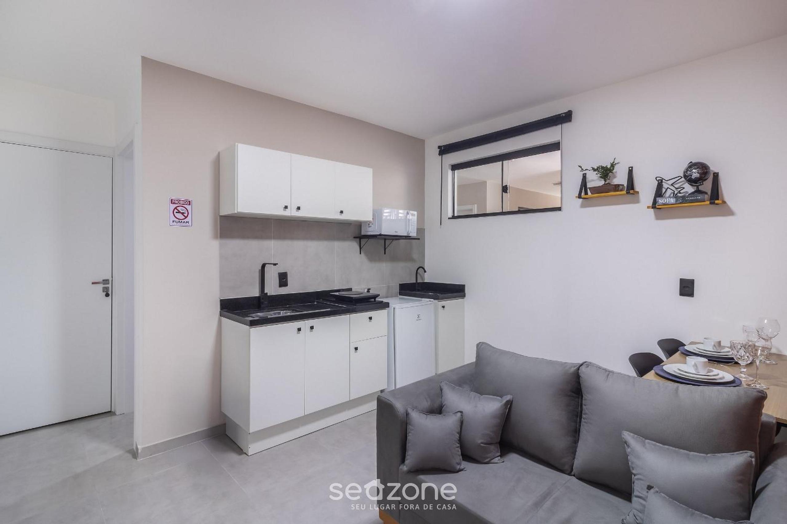 Complete and well-located studio, Blumenau LFH0306