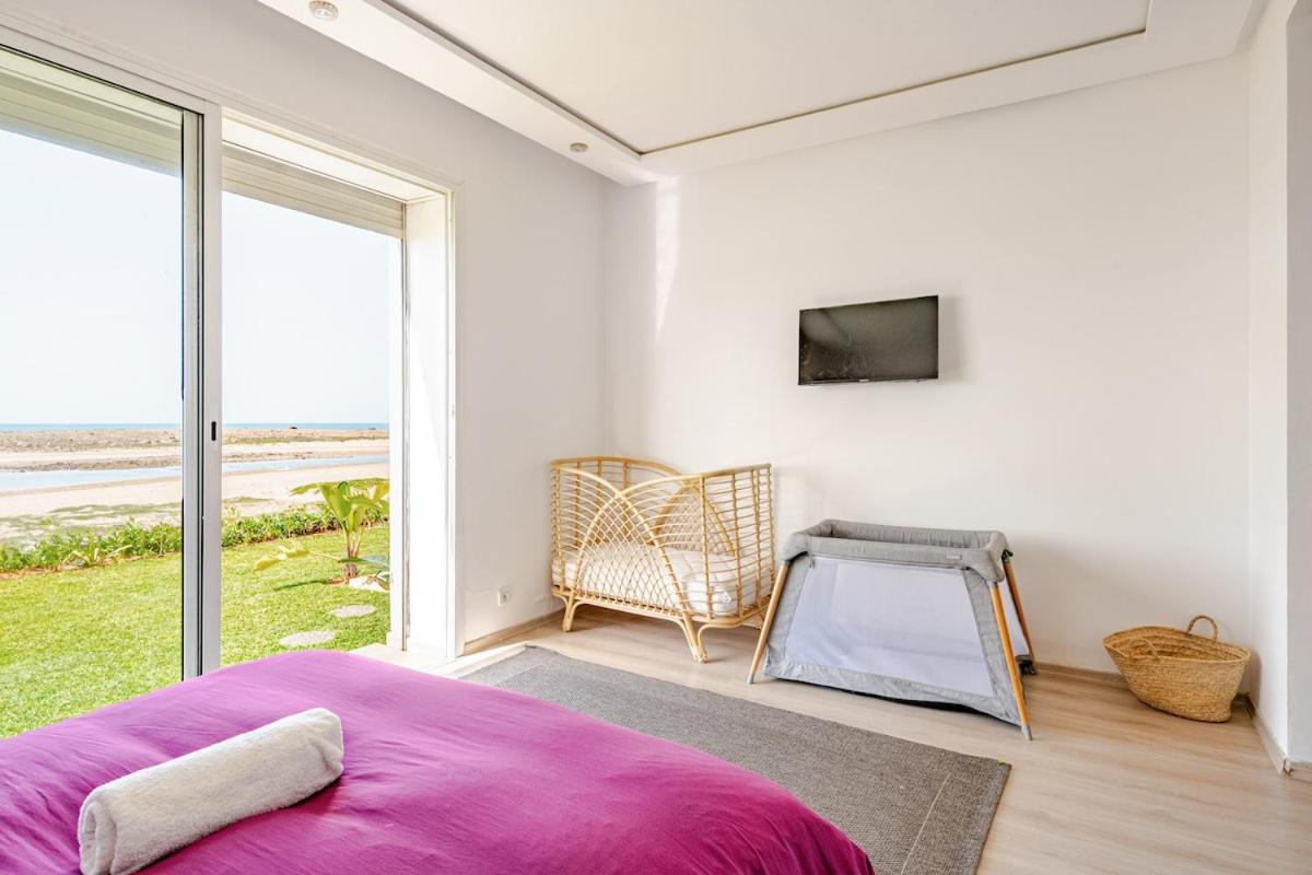 Luxury Oceanfront 3BR Villa in Rabat, Plage Val d Or - Private Beach access & Spa