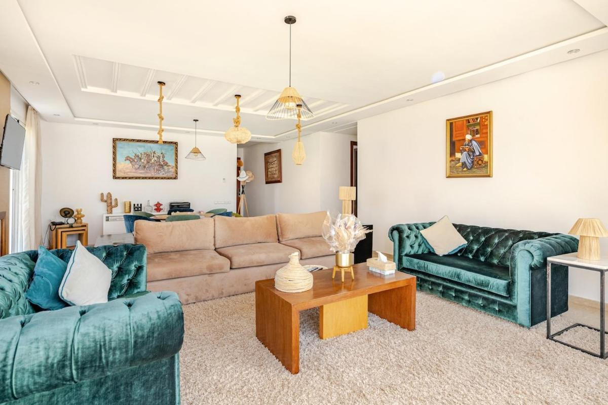 Luxury Oceanfront 3BR Villa in Rabat, Plage Val d Or - Private Beach access & Spa