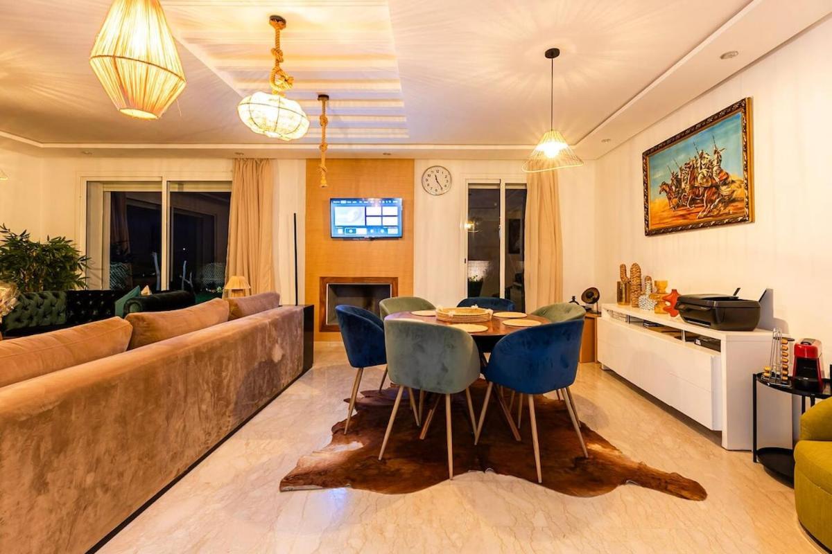 Luxury Oceanfront 3BR Villa in Rabat, Plage Val d Or - Private Beach access & Spa