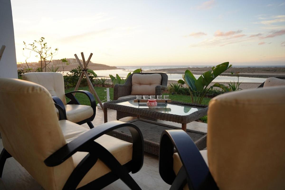 Luxury Oceanfront 3BR Villa in Rabat, Plage Val d Or - Private Beach access & Spa