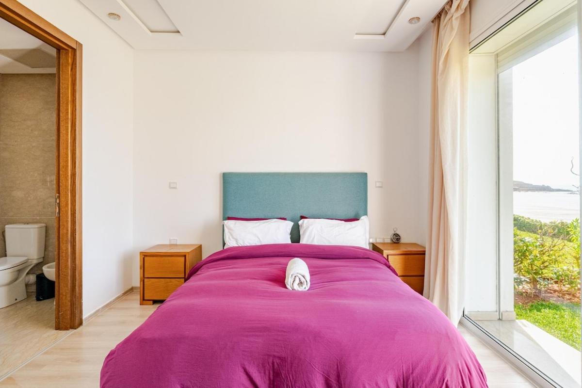 Luxury Oceanfront 3BR Villa in Rabat, Plage Val d Or - Private Beach access & Spa