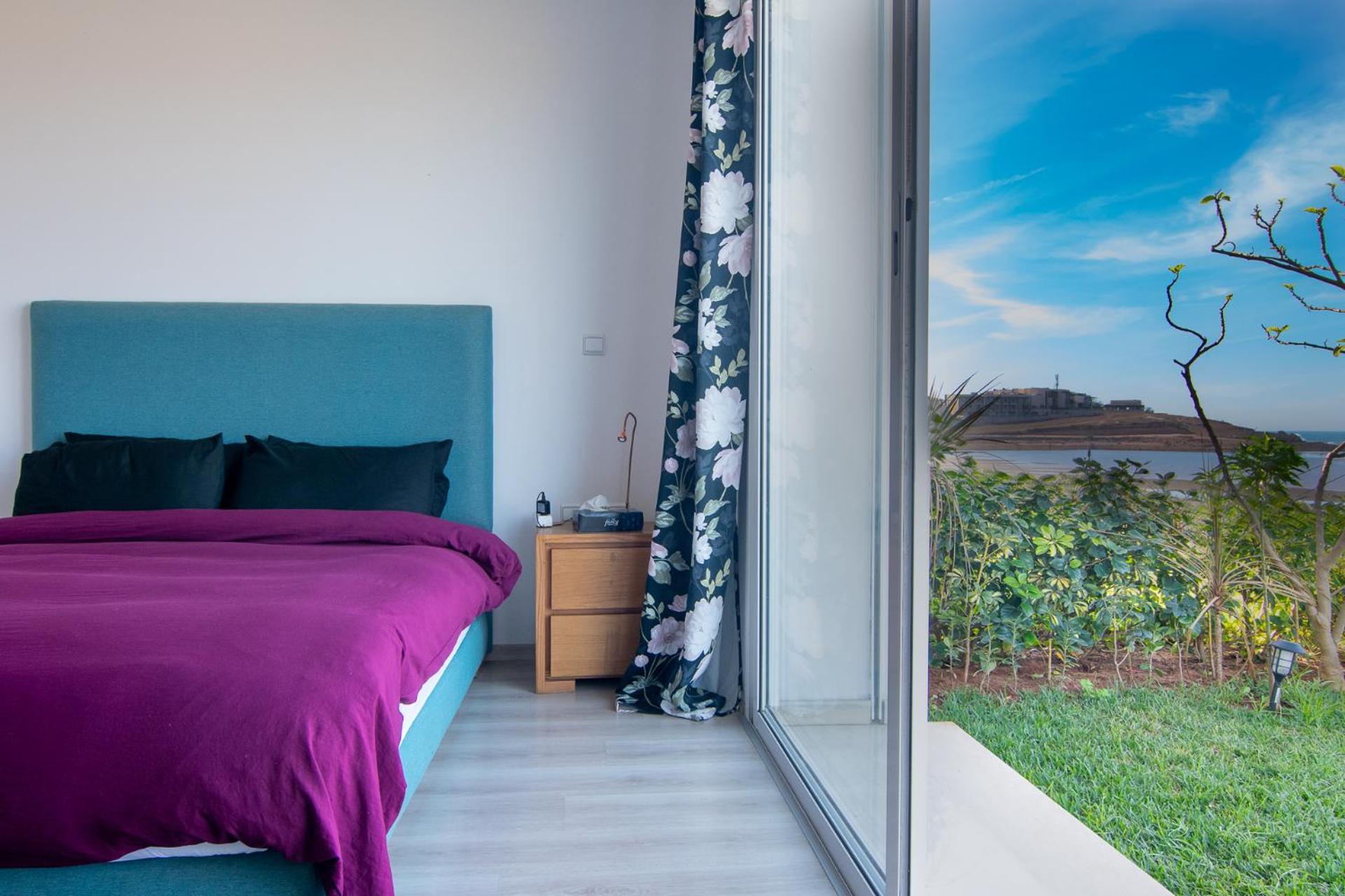 Luxury Oceanfront 3BR Villa in Rabat, Plage Val d Or - Private Beach access & Spa