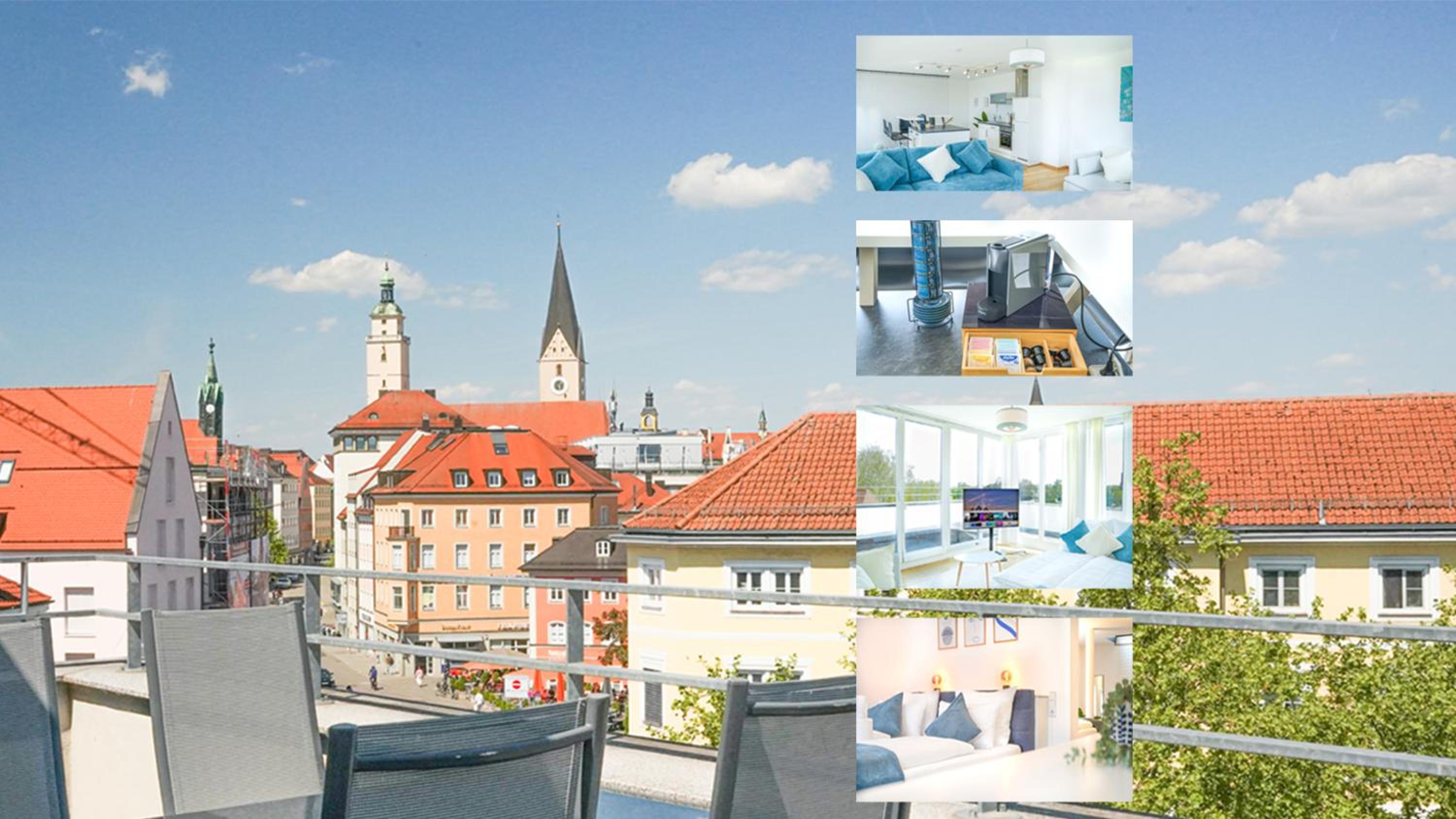 JH Apartments Ingolstadt - Penthouse 105qm Dachterrasse