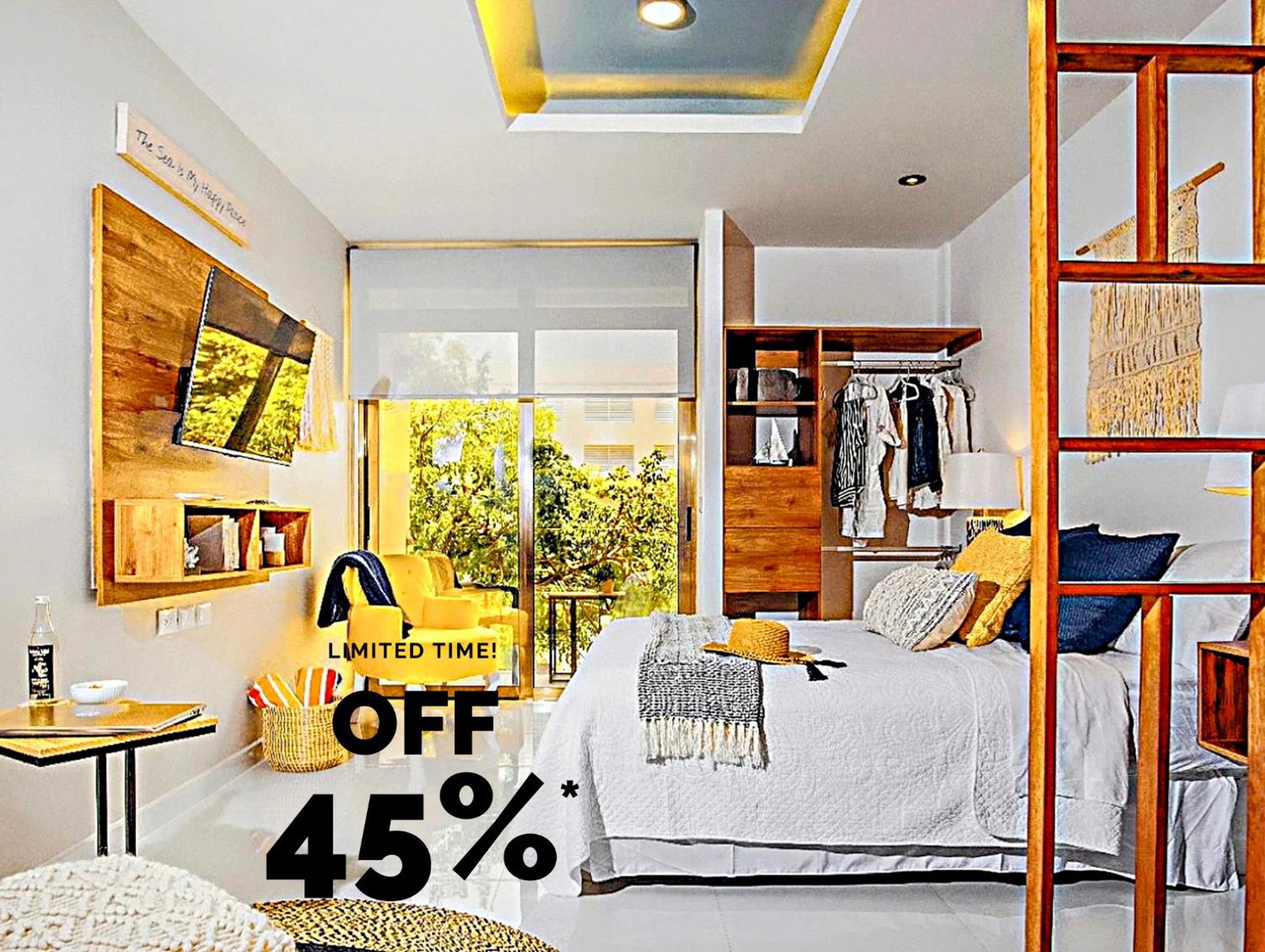 Romantic Beach Apartment - Quiet & Private, Rooftop Pool & Patio, 400m Coast 2B