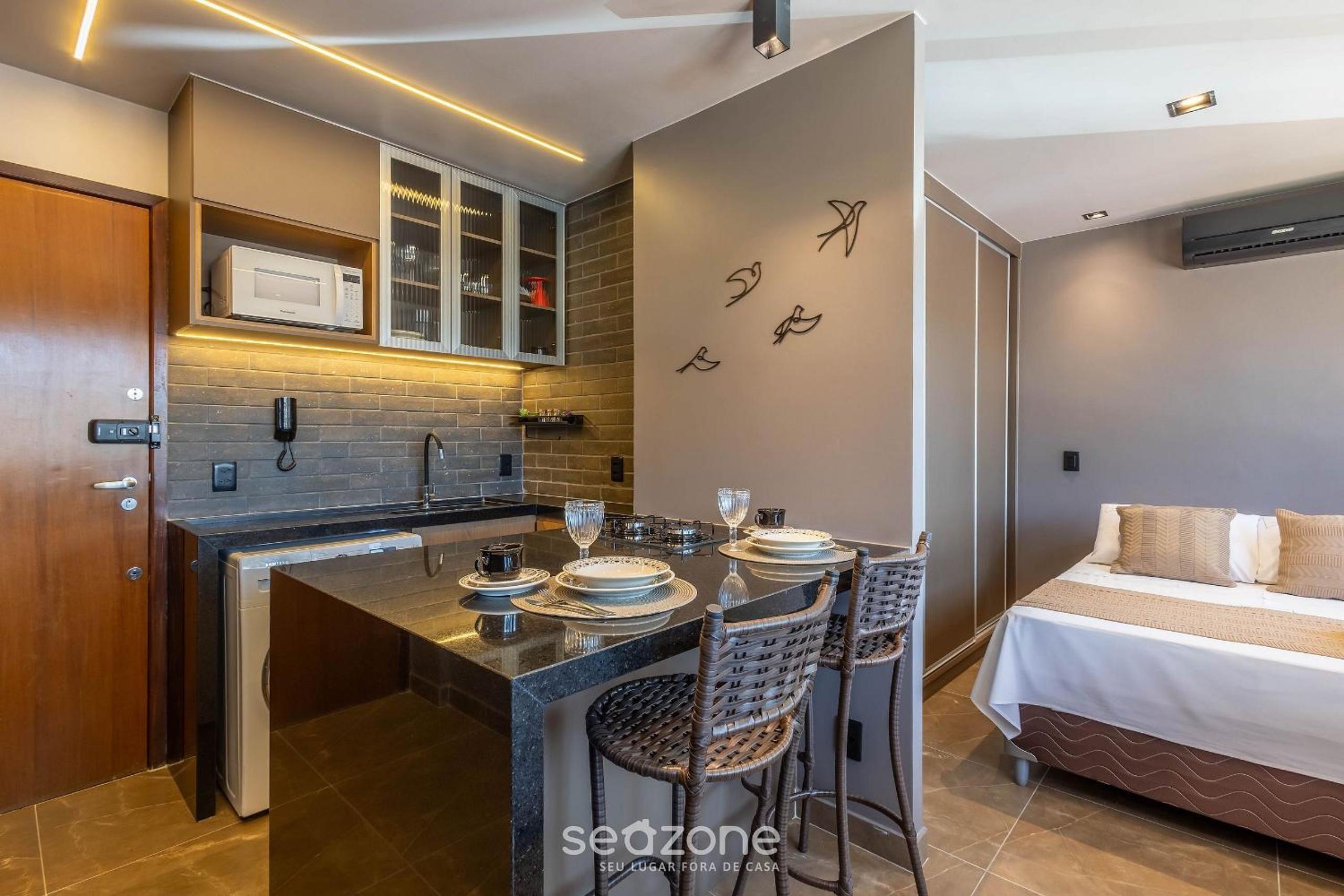 Studio w/ Self Check-in in Brasília | CED0107